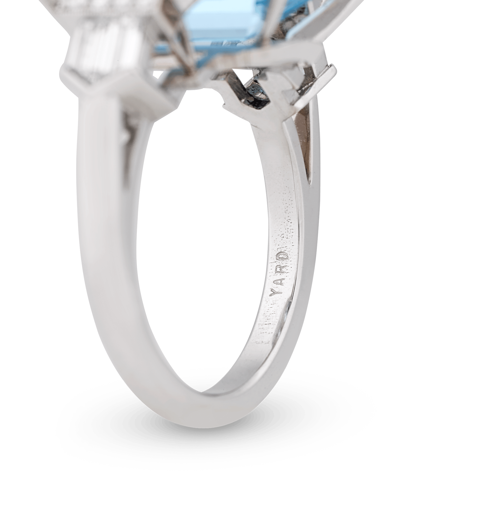Raymond Yard Aquamarine Ring, 13.11 Carats