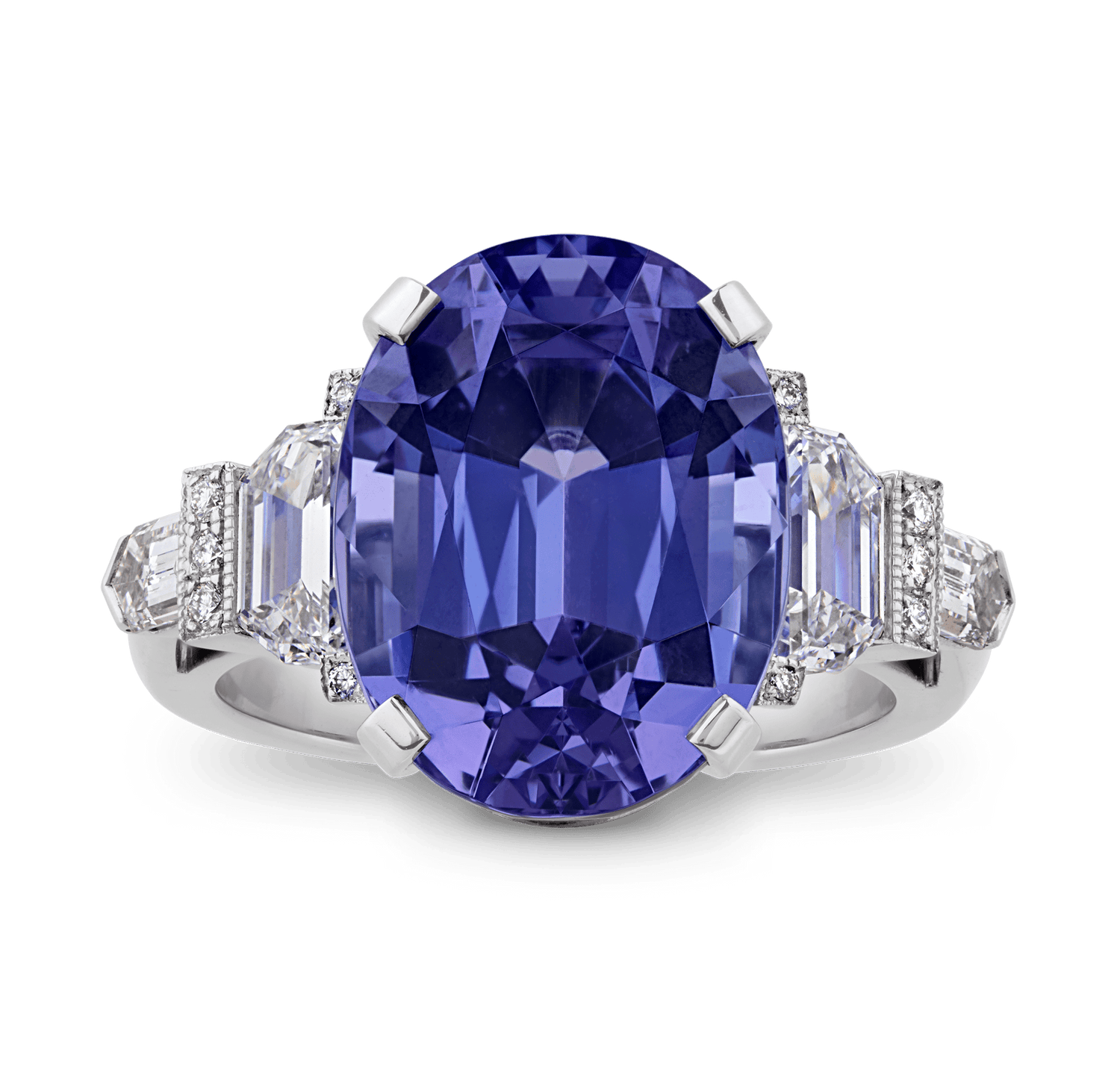 Raymond Yard Tanzanite Ring, 8.96 Carats