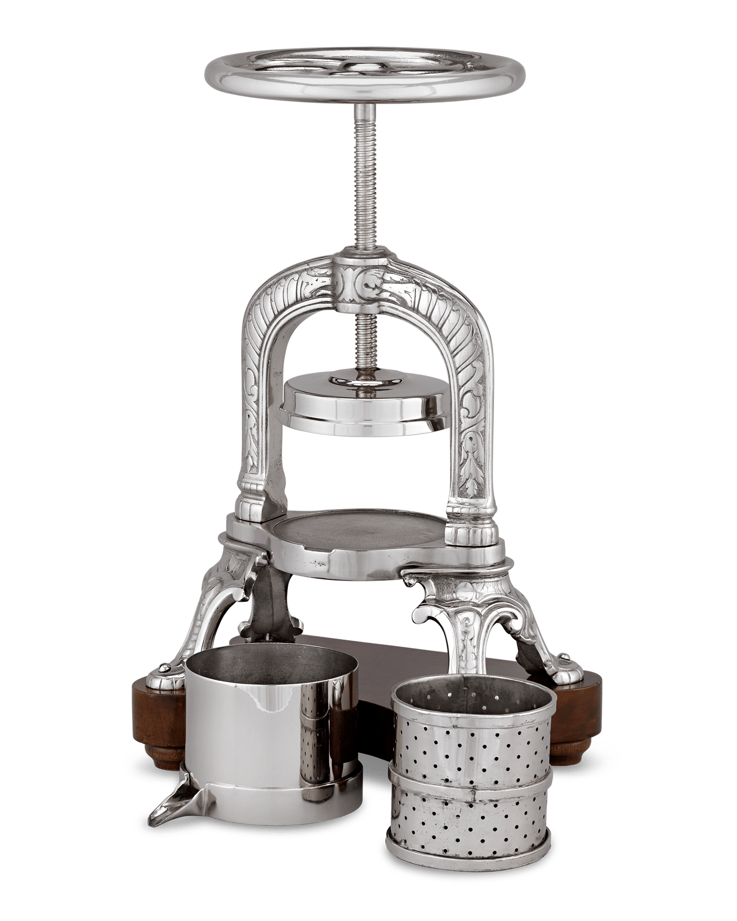 French Silverplate Duck Press