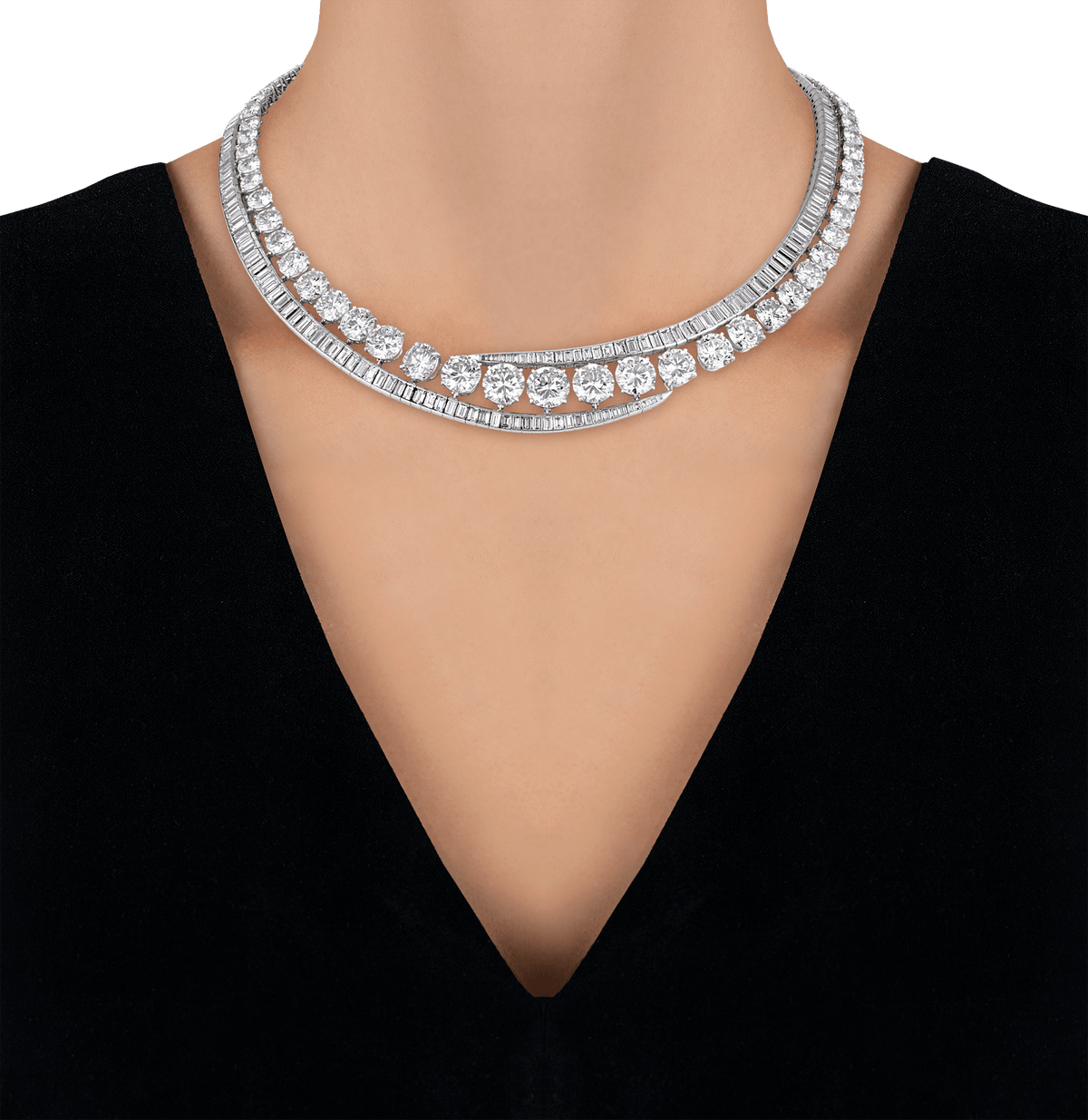 Harry Winston Diamond Necklace, 68.25 Carats