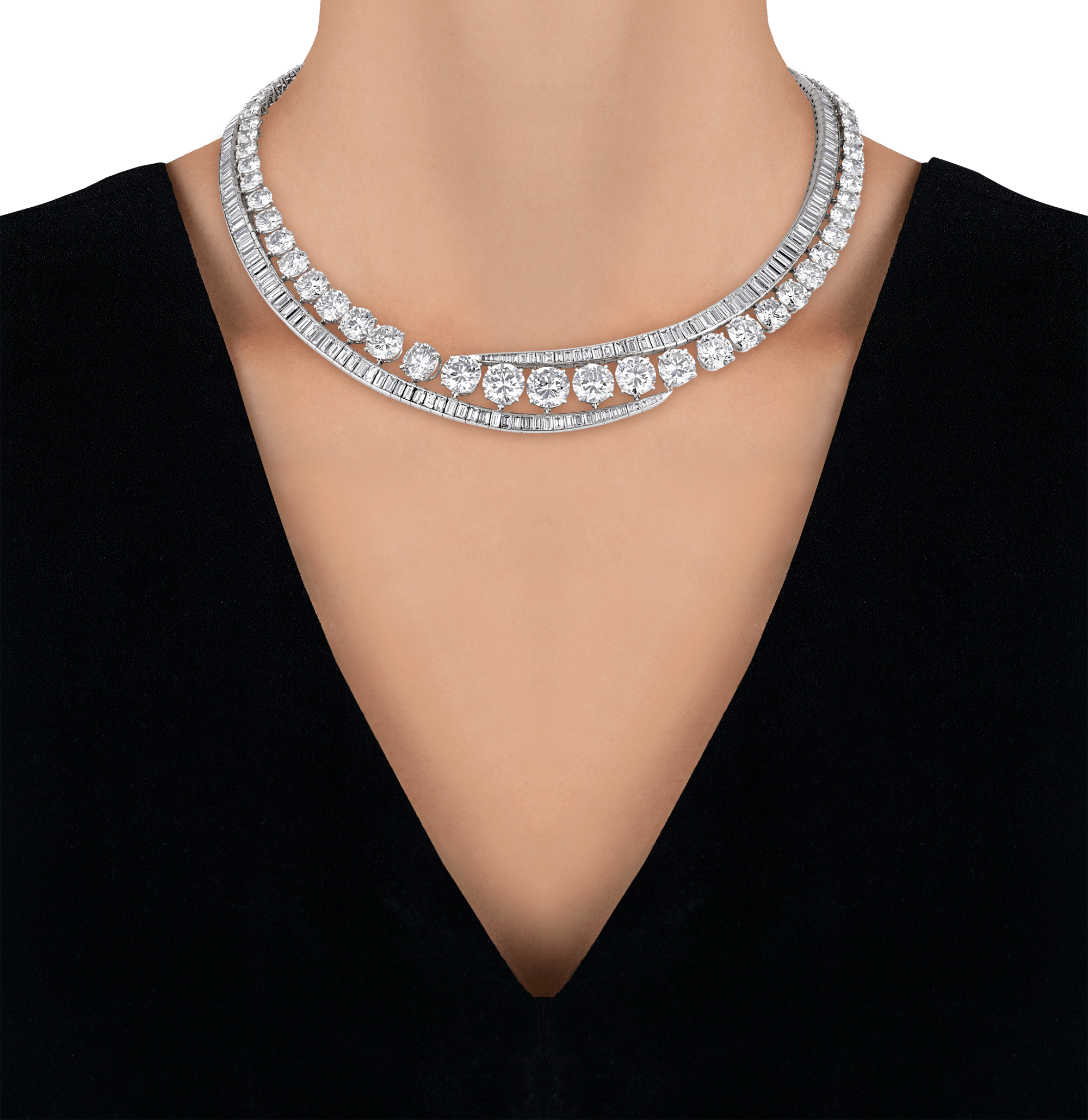 Harry Winston Diamond Necklace, 68.25 Carats
