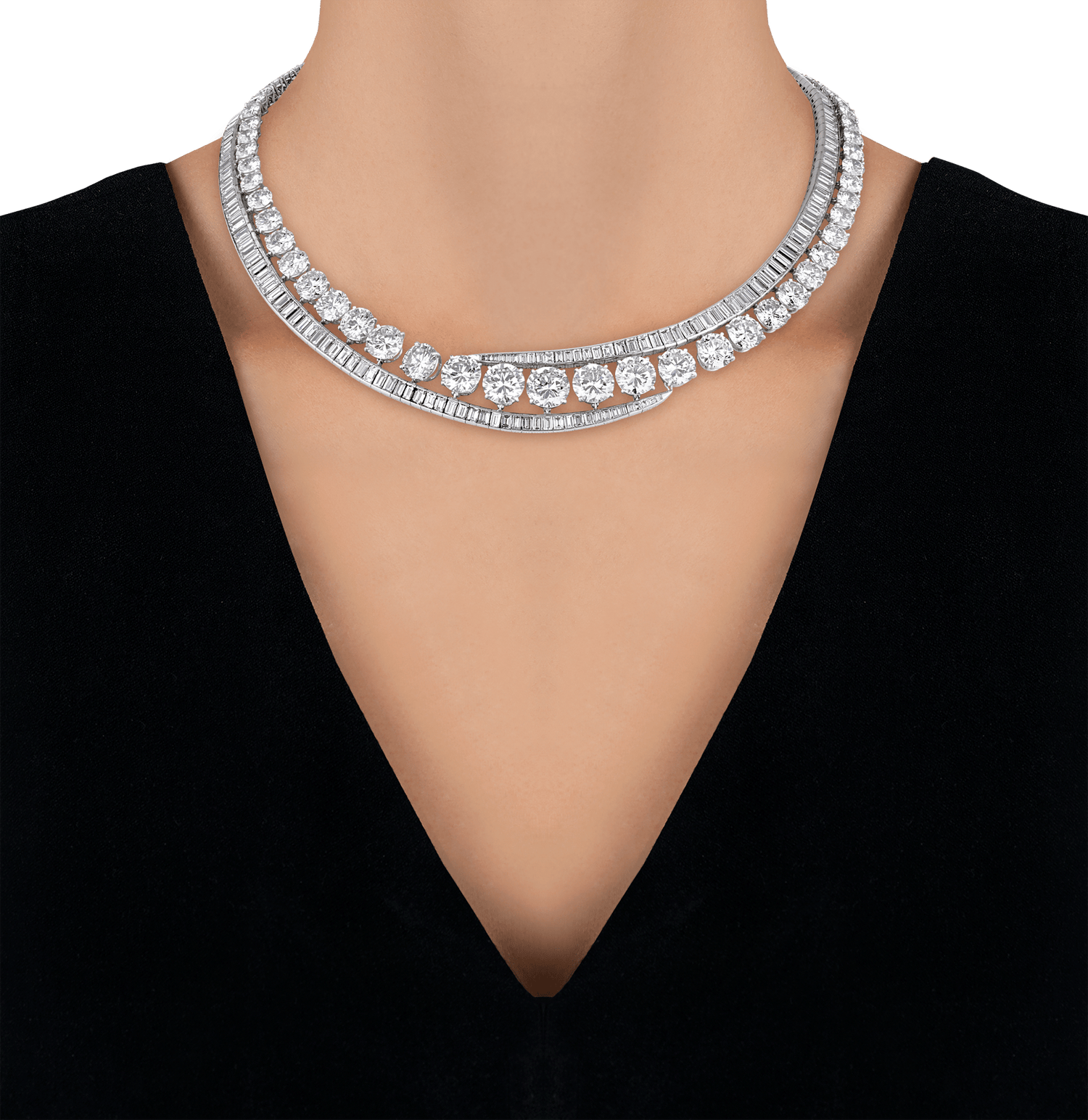 Harry Winston Diamond Necklace, 68.25 Carats