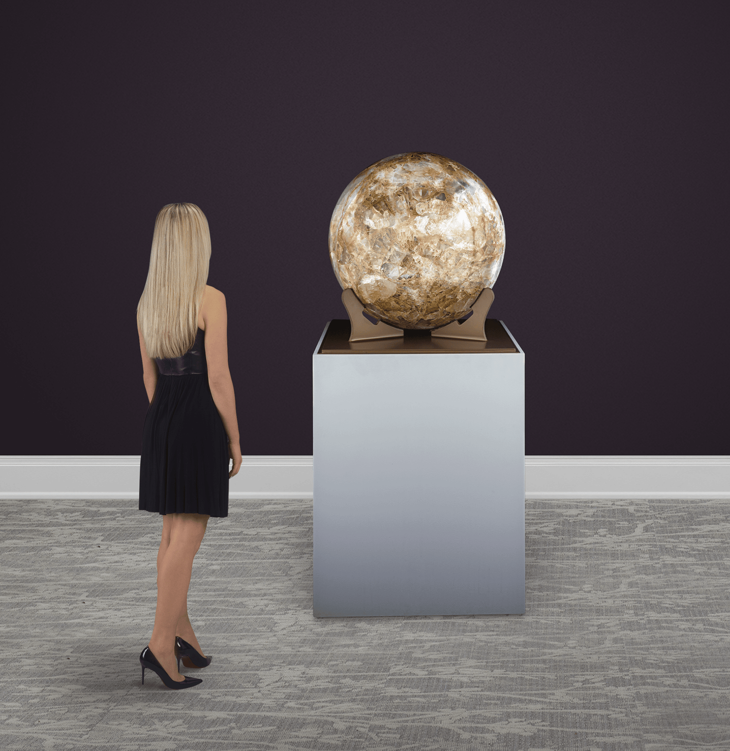 Hematoid Quartz Sphere