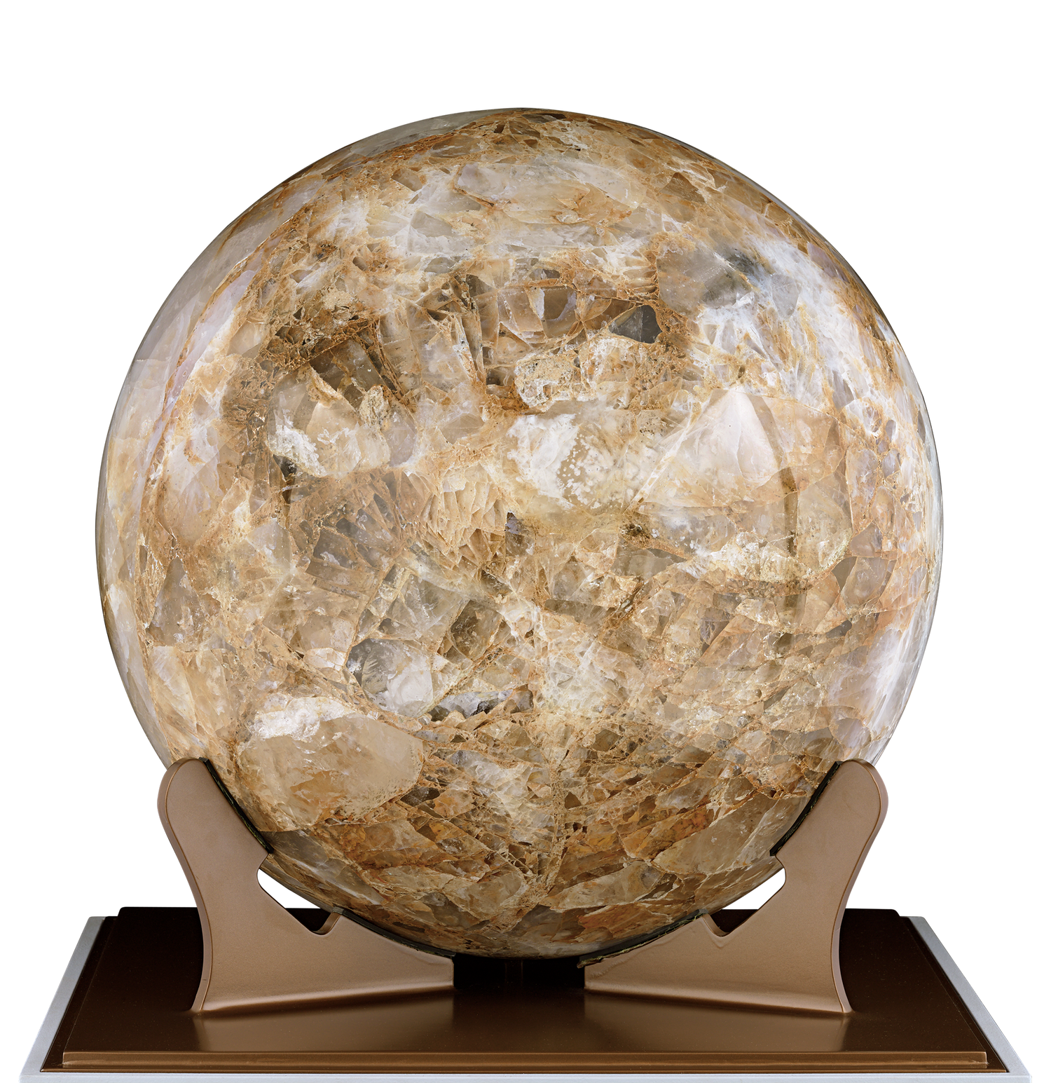 Hematoid Quartz Sphere