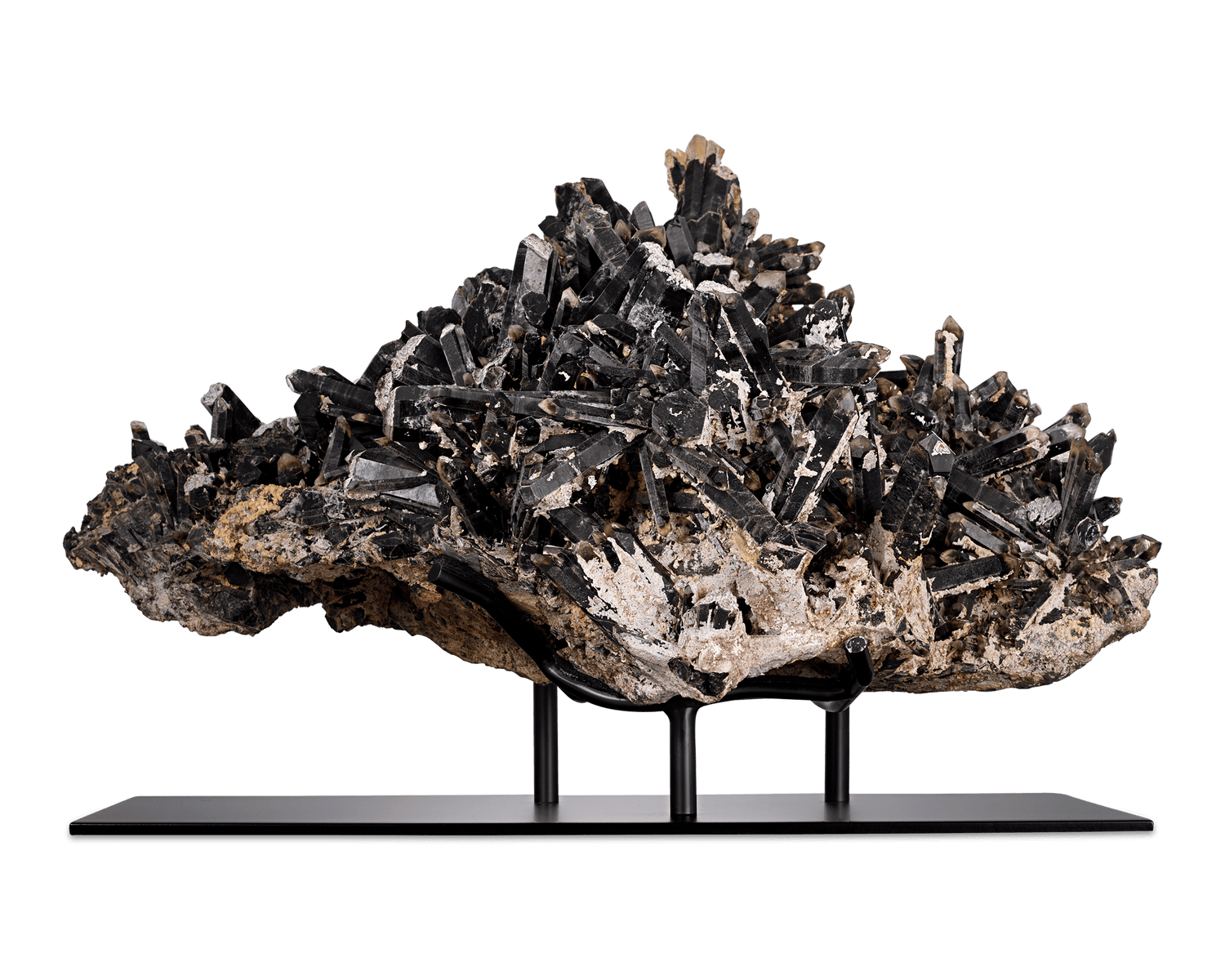 Smoky Quartz Cluster