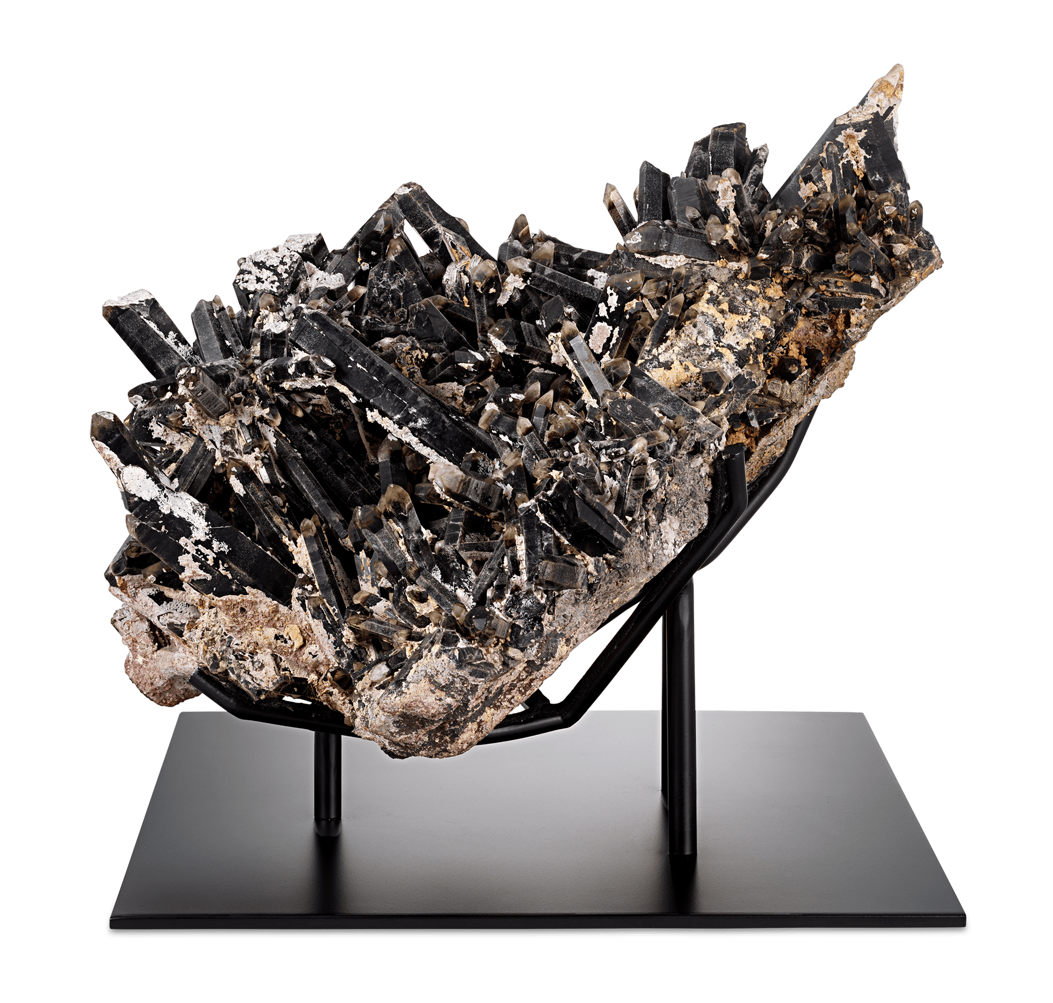 Smoky Quartz Cluster