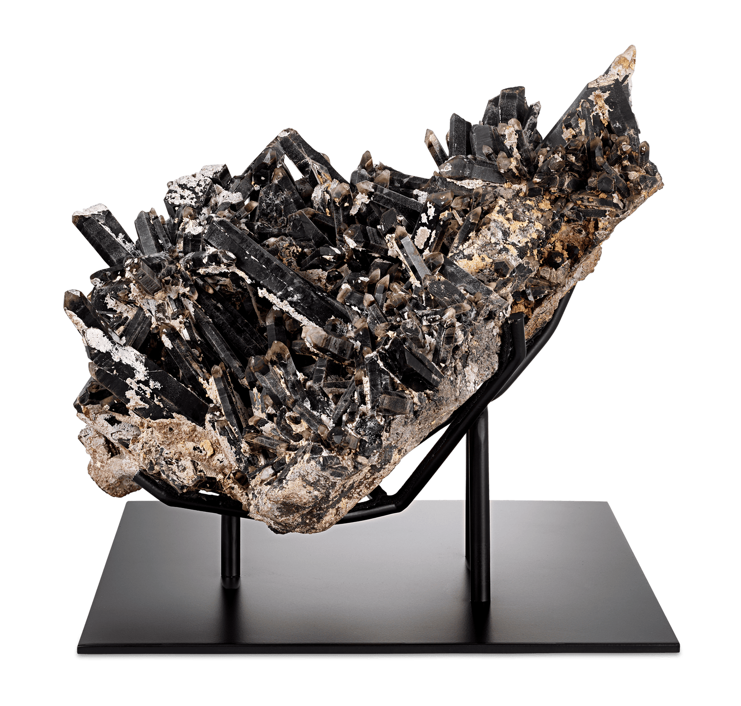 Smoky Quartz Cluster