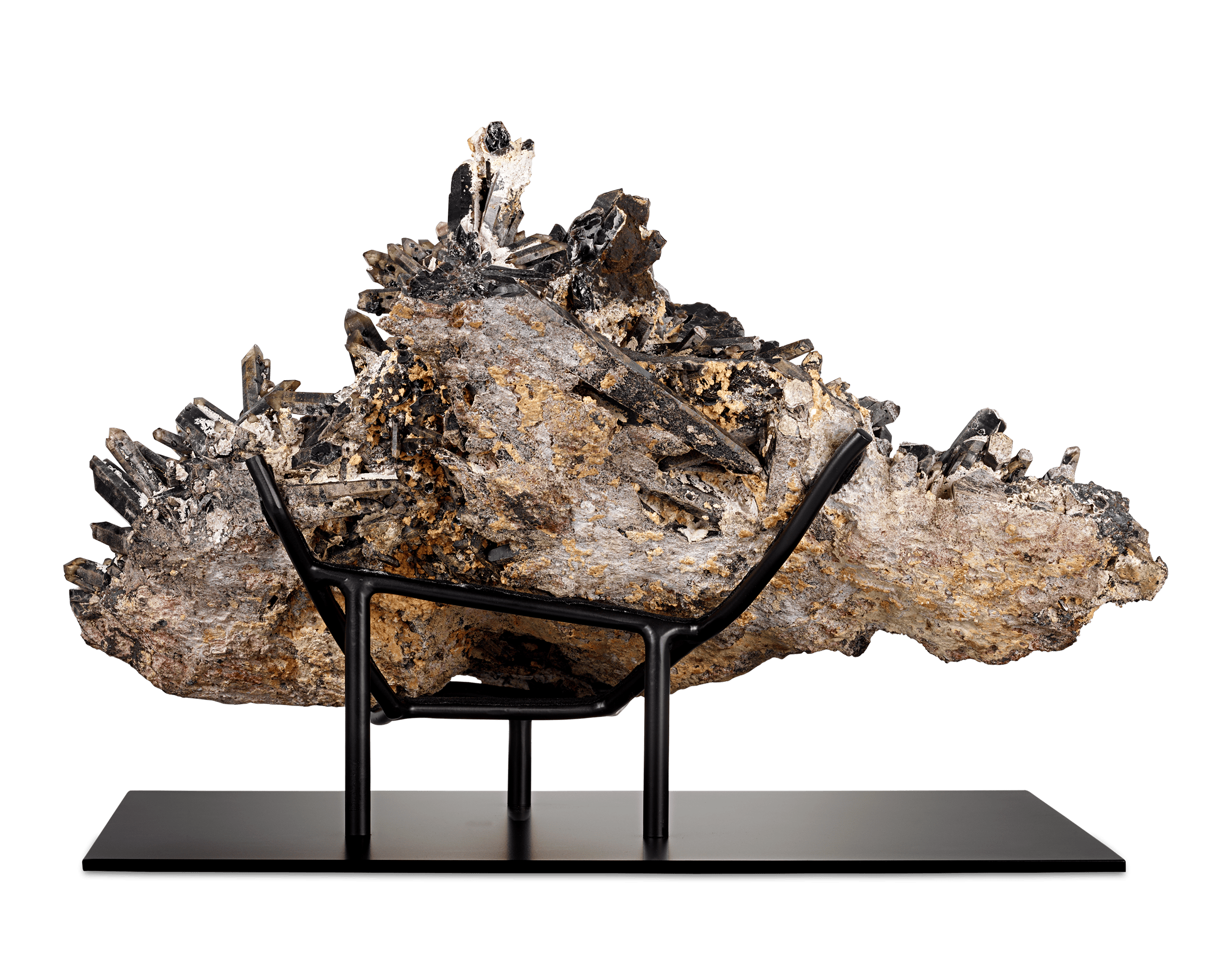 Smoky Quartz Cluster