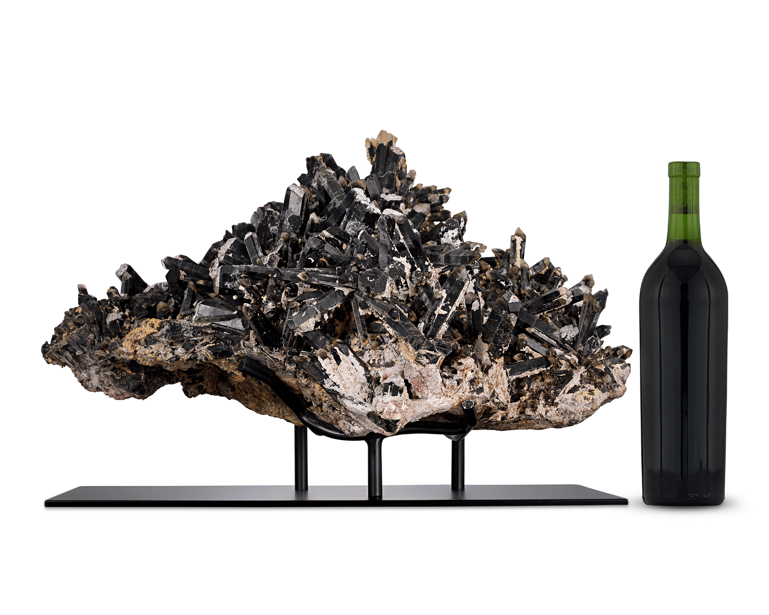 Smoky Quartz Cluster