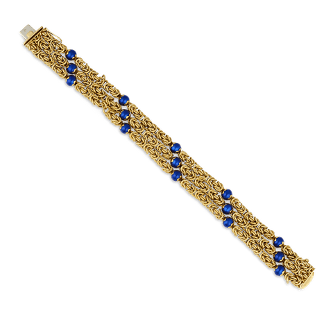 Tiffany & Co. Enamel and Gold Bracelet
