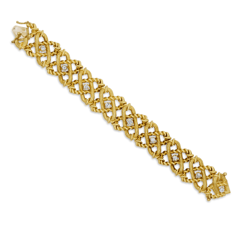 Tiffany & Co. Diamond Bracelet by Schlumberger, 1.35 Carats