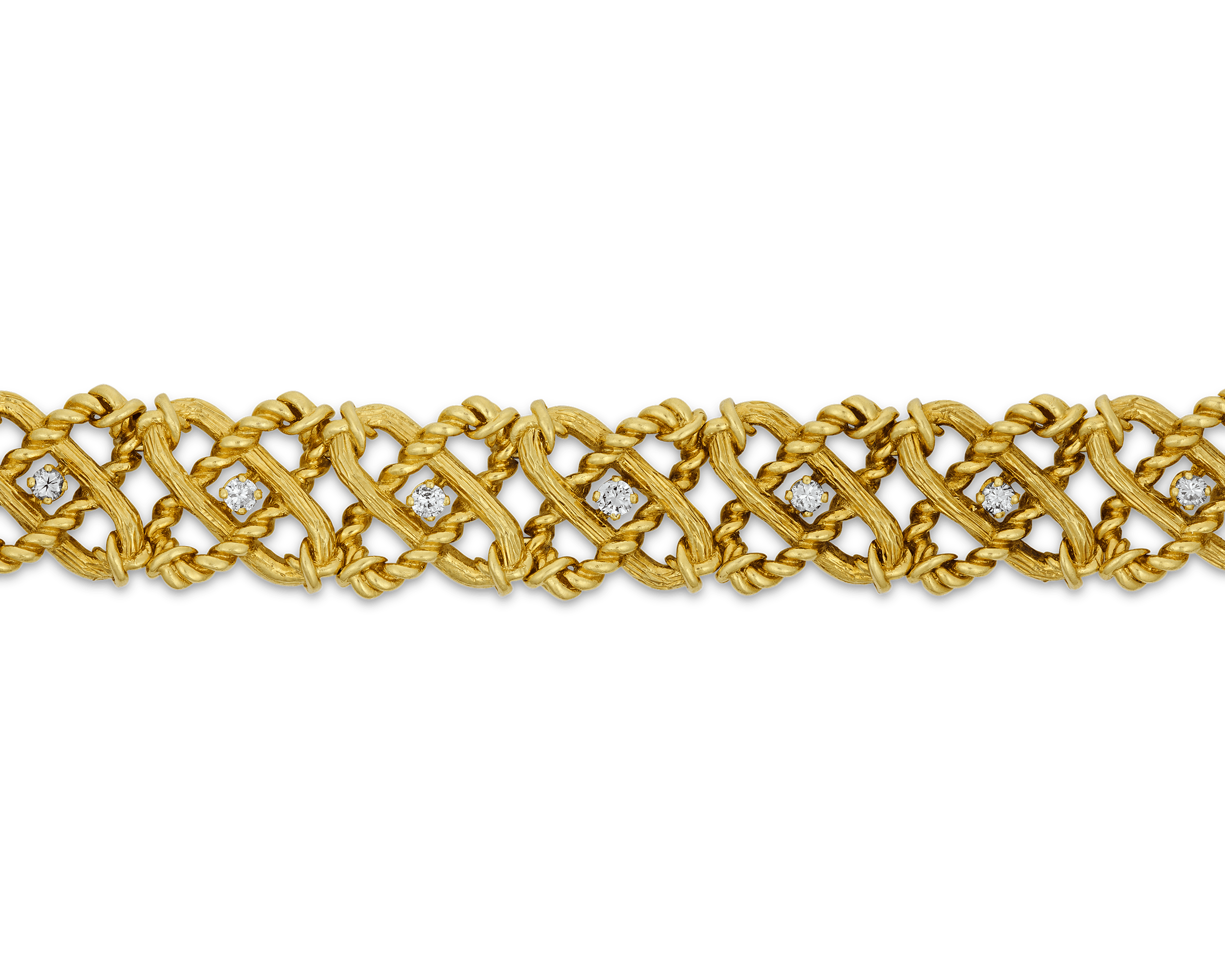 Tiffany & Co. Diamond Bracelet by Schlumberger, 1.35 Carats