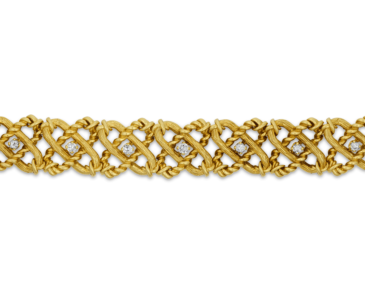 Tiffany & Co. Diamond Bracelet by Schlumberger, 1.35 Carats