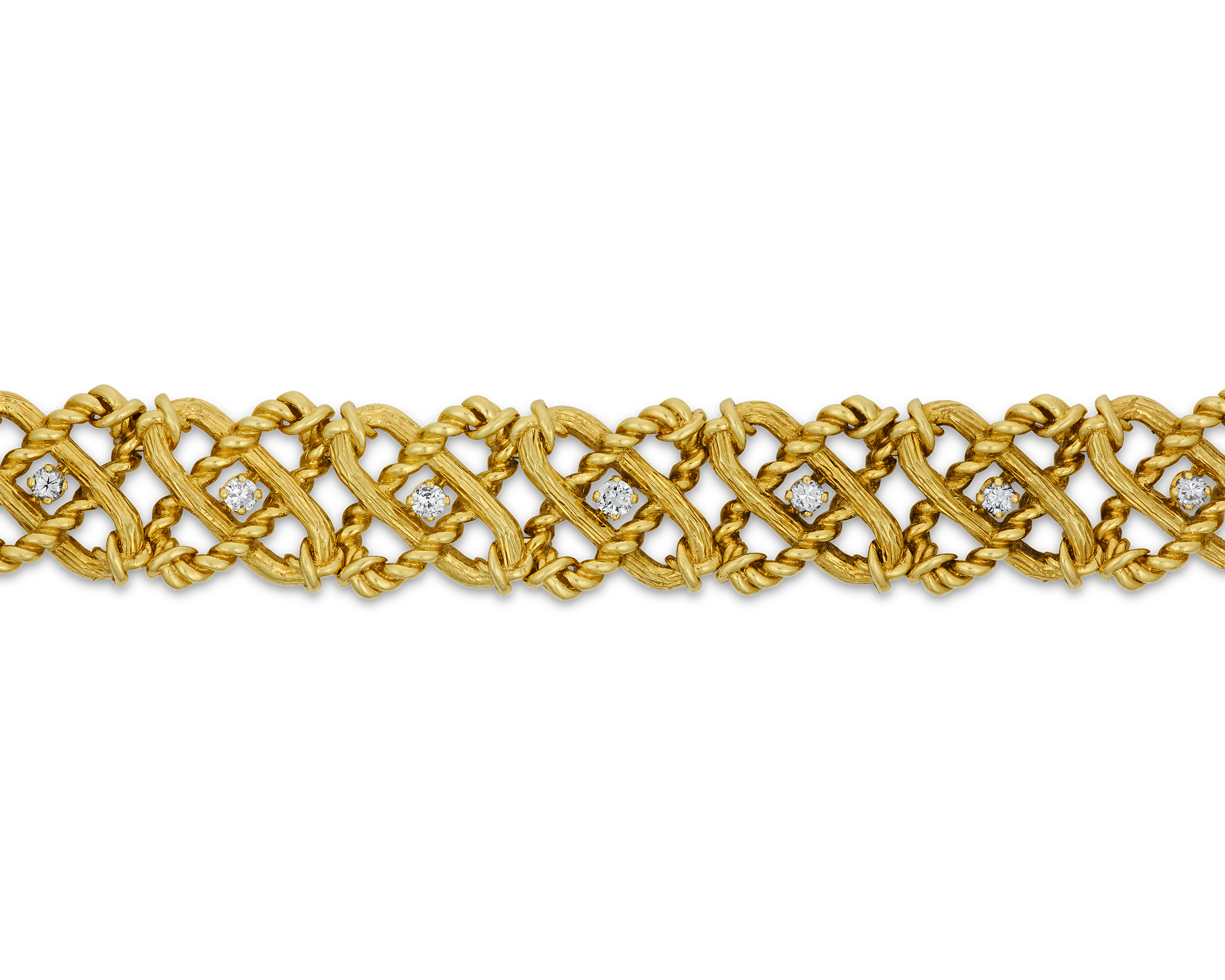 Tiffany & Co. Diamond Bracelet by Schlumberger, 1.35 Carats