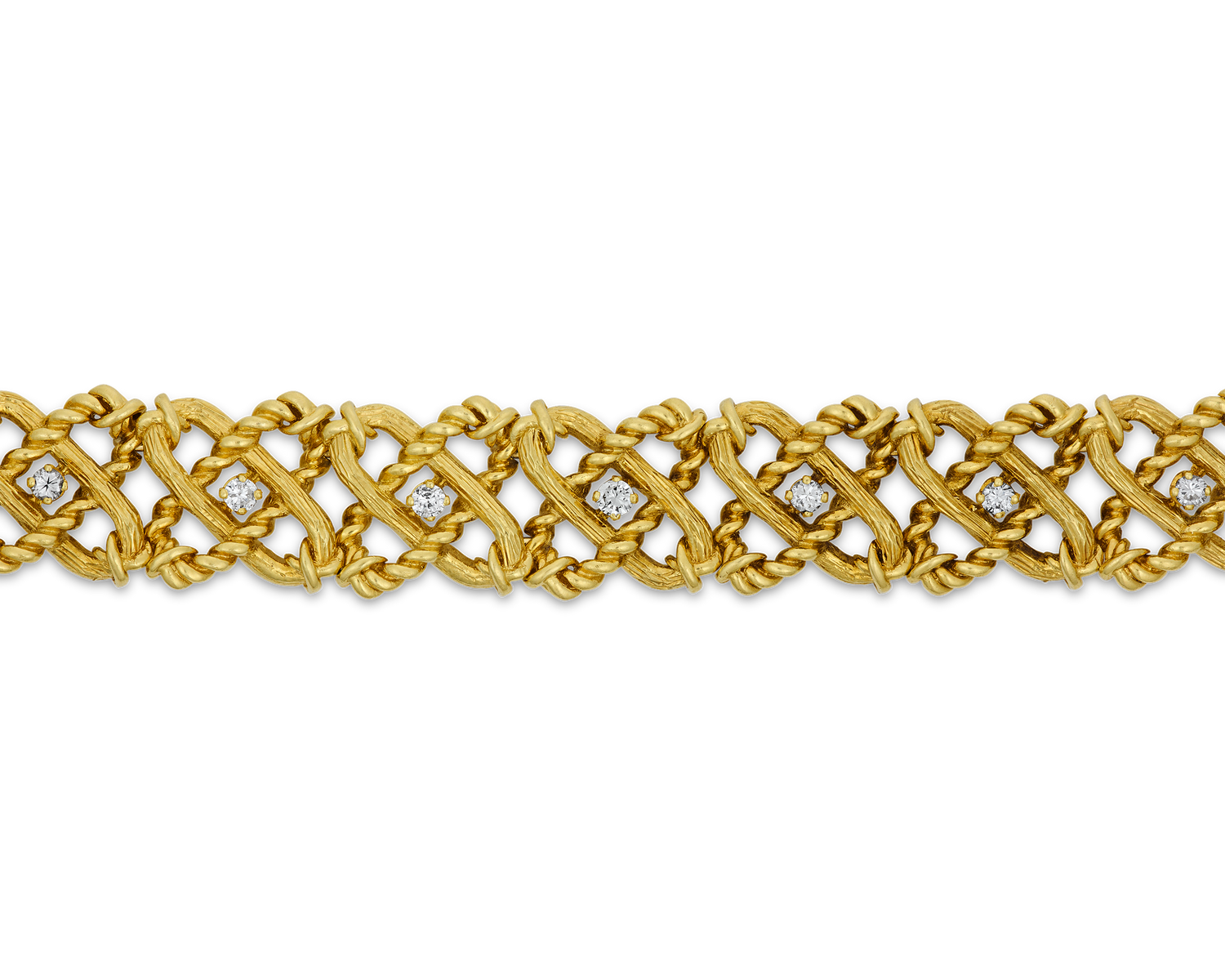Tiffany & Co. Diamond Bracelet by Schlumberger, 1.35 Carats