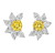 Fancy Vivid Yellow Diamond Earrings, 5.69 Carats
