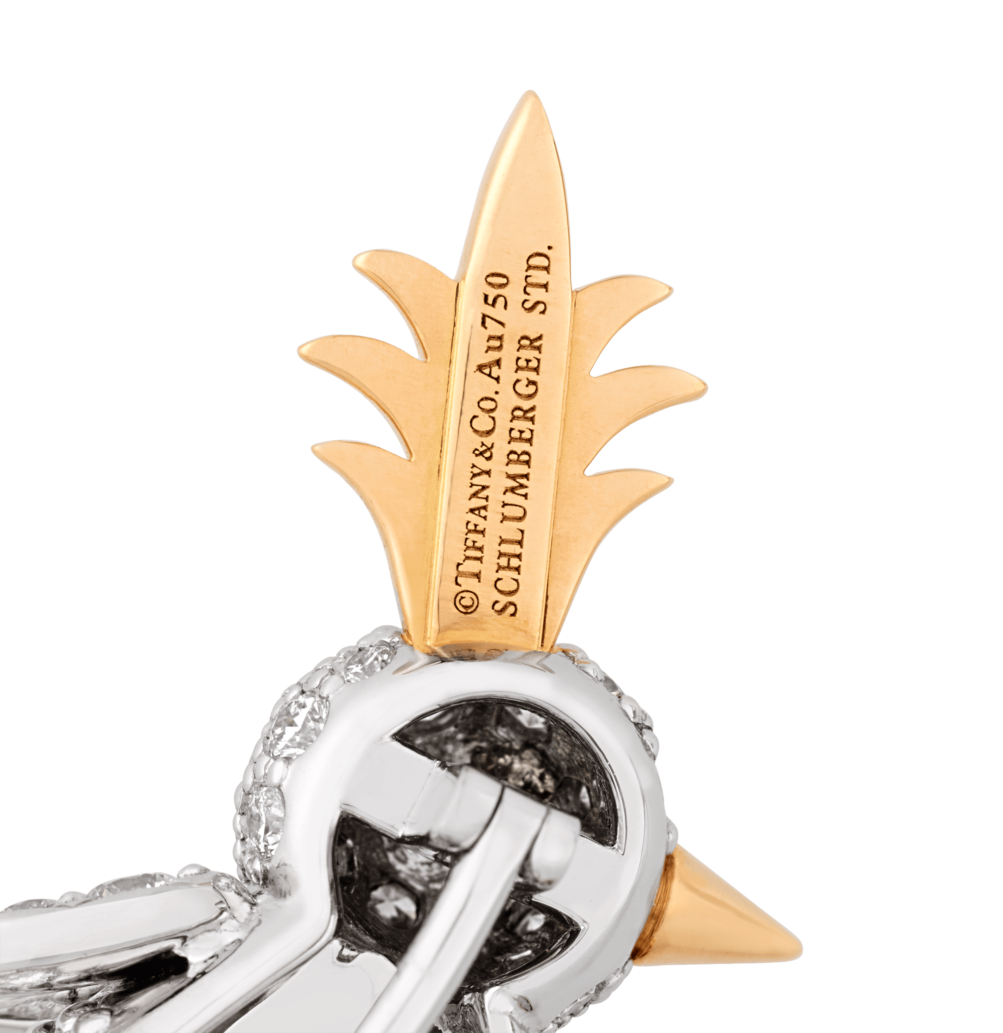 Tiffany & Co. Citrine Bird on a Rock Brooch, 63.00 Carats