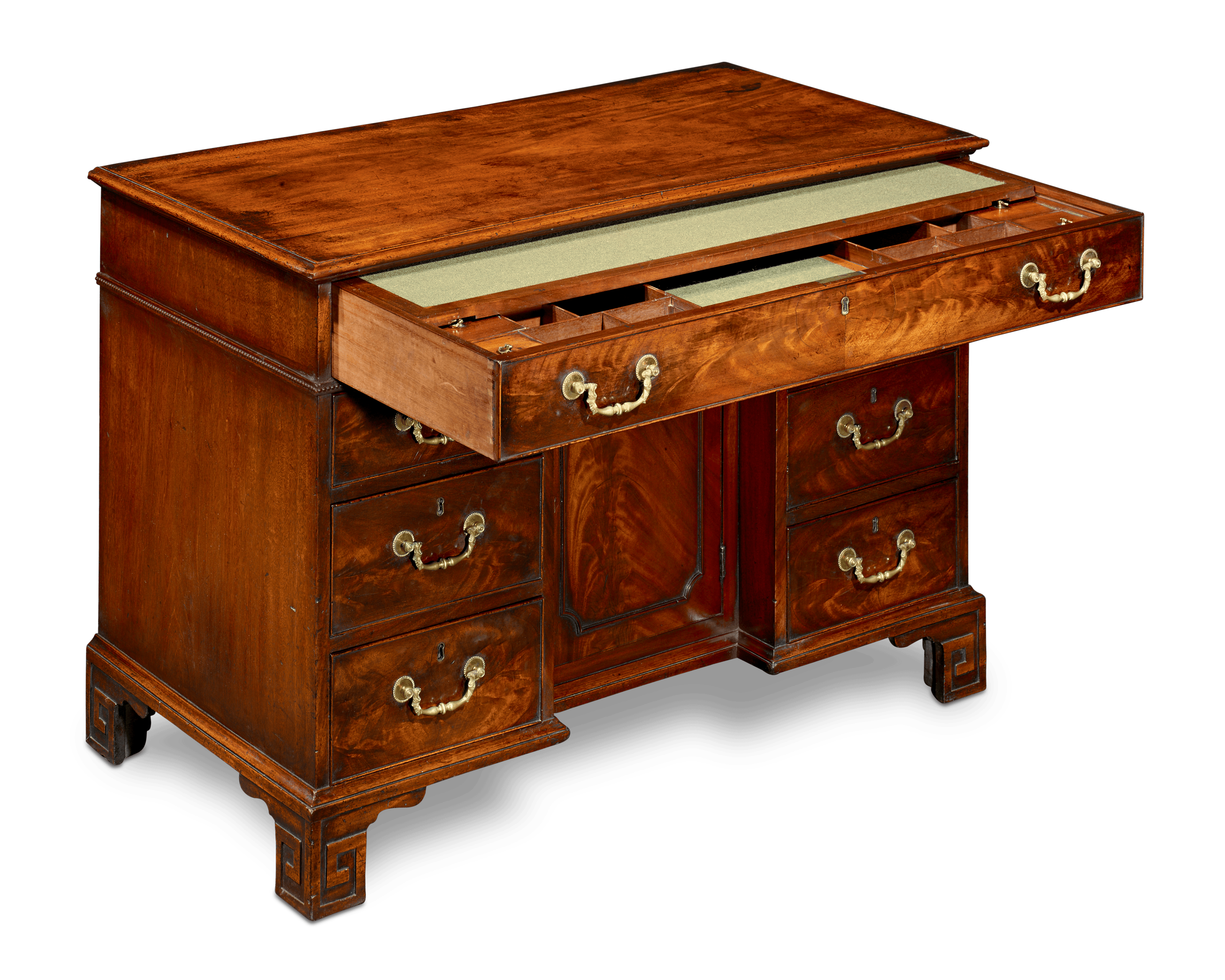 Mahogany Kneehole Desk by Thomas Chippendale