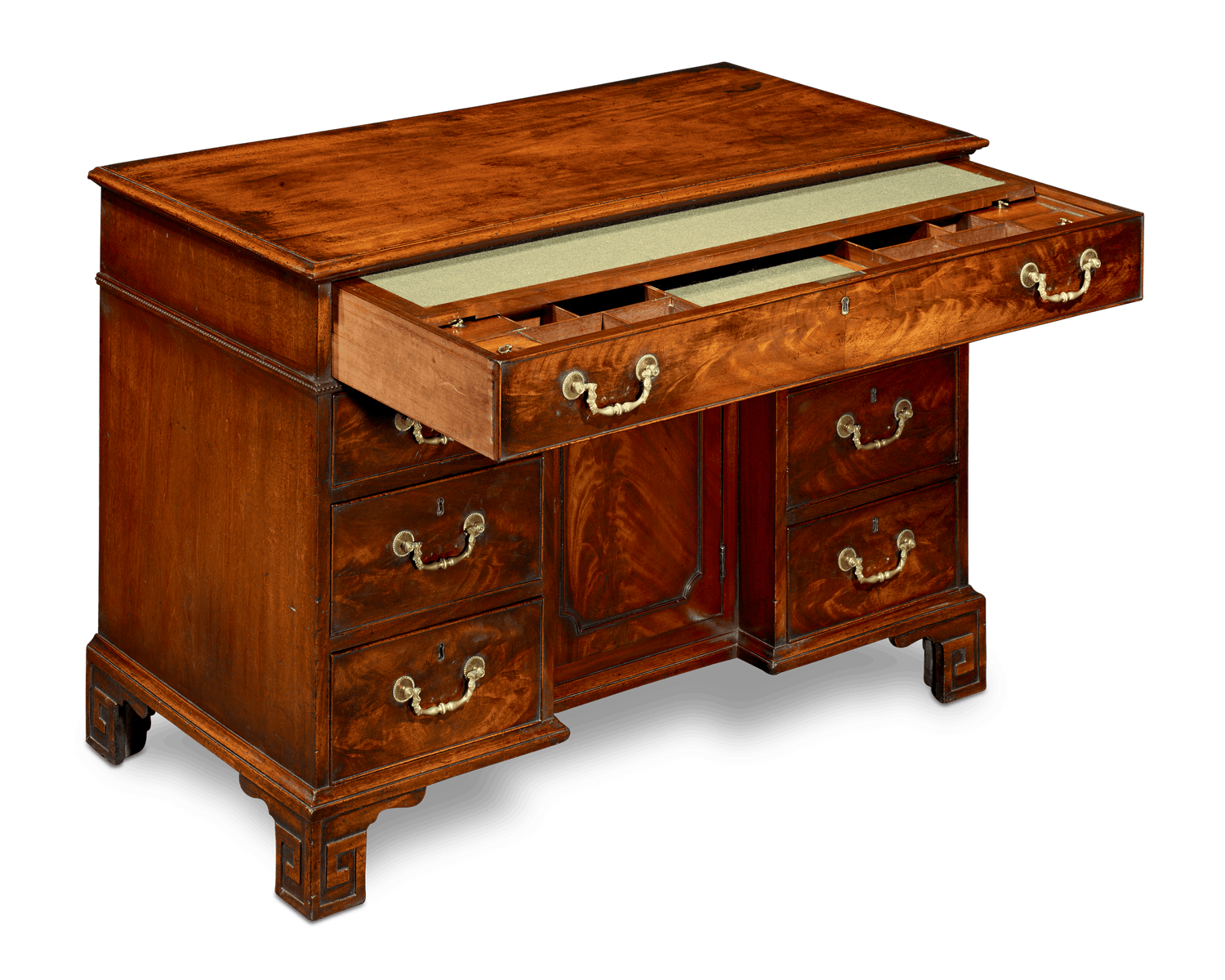 Mahogany Kneehole Desk by Thomas Chippendale