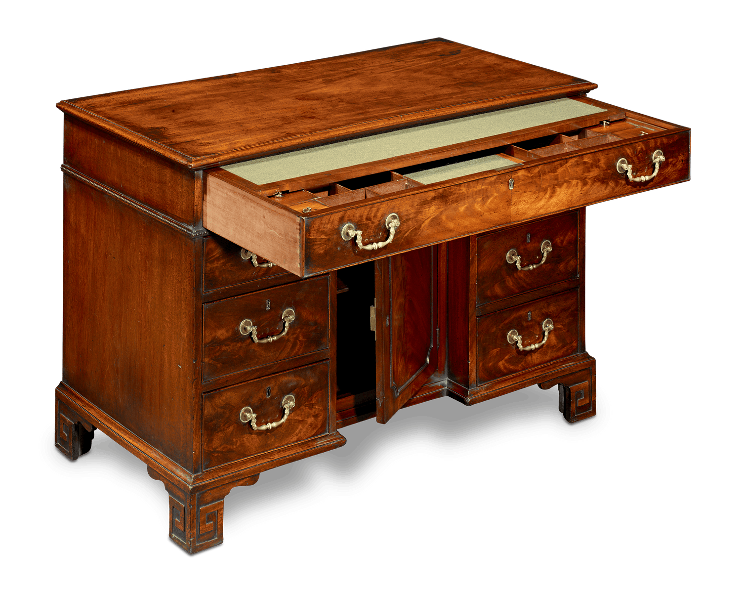 Mahogany Kneehole Desk by Thomas Chippendale