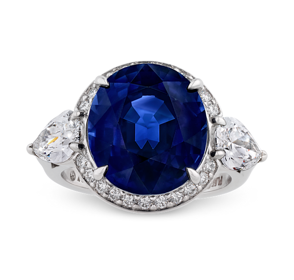 Untreated Sapphire Ring, 10.02 Carats