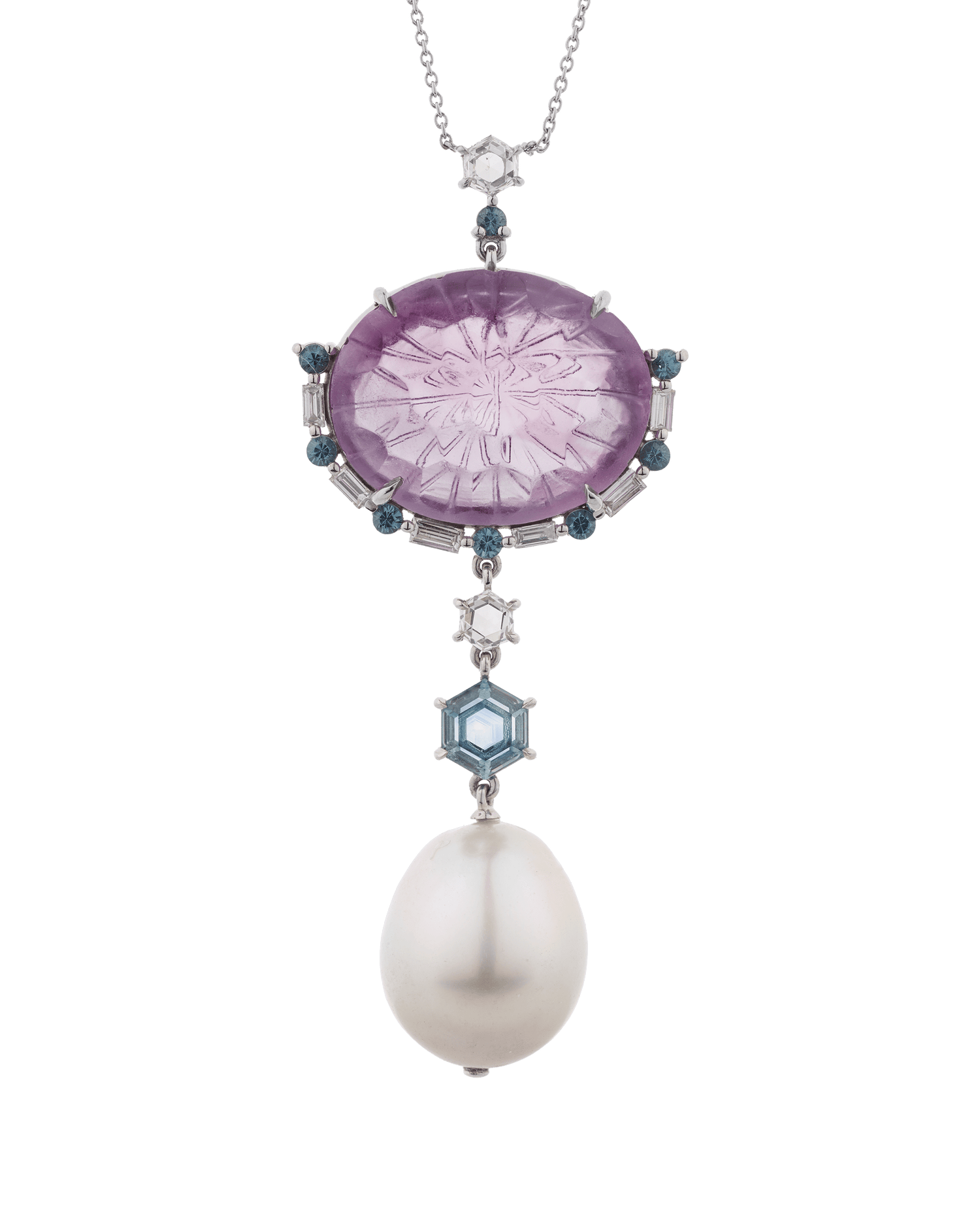 Rebecca Rau Charm of the Hexagon Pendant