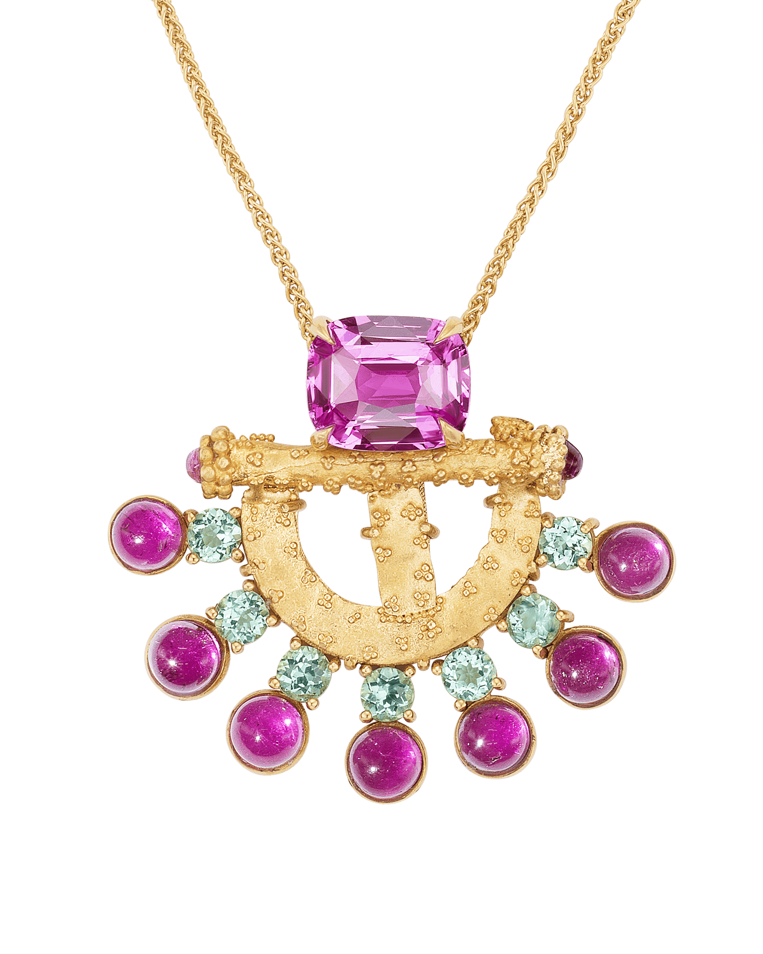 Rebecca Rau Granulated Goddess Necklace