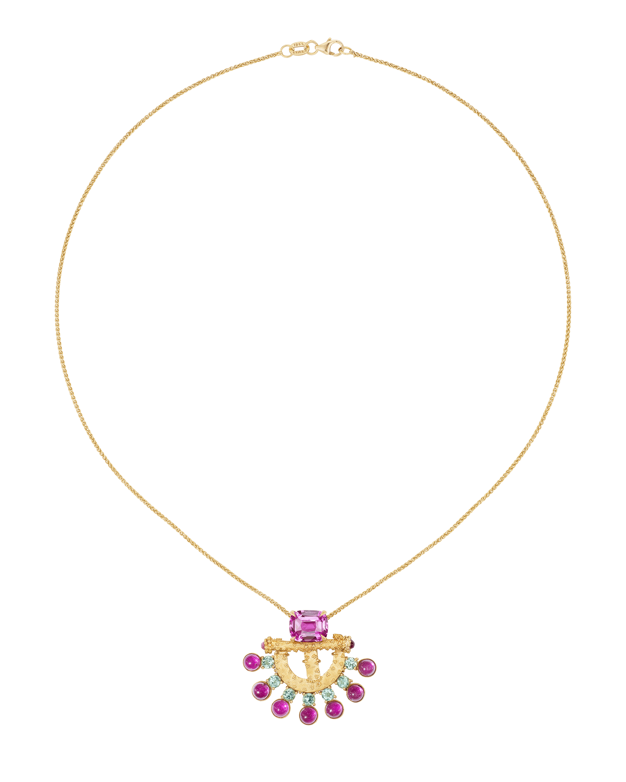 Rebecca Rau Granulated Goddess Necklace