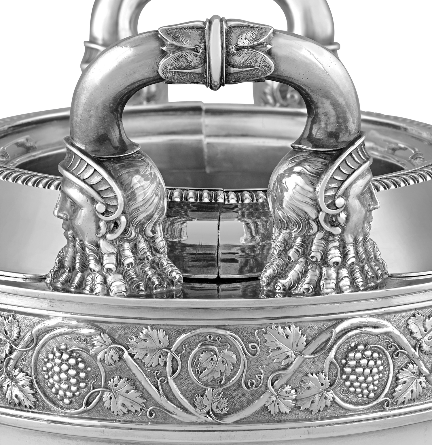 Set of Four George III Silver Wine Coolers by Rundell, Bridge & Rundell