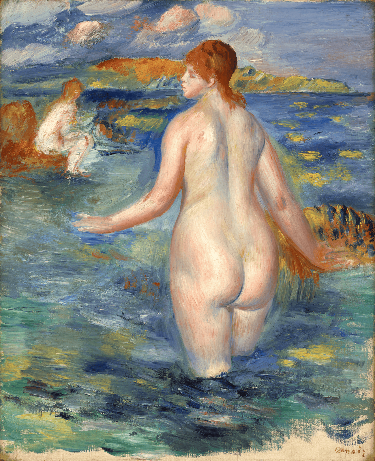 Baigneuses à Guernsey by Pierre-Auguste Renoir