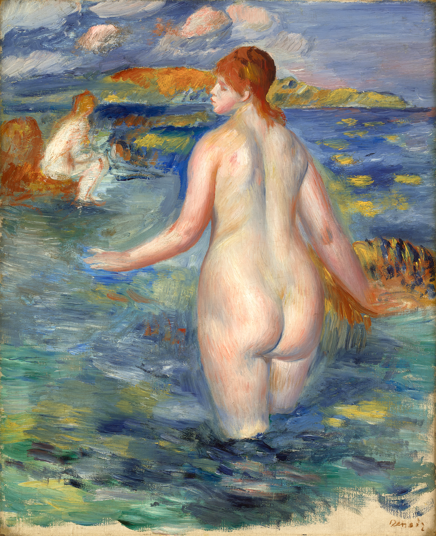 Baigneuses à Guernsey by Pierre-Auguste Renoir