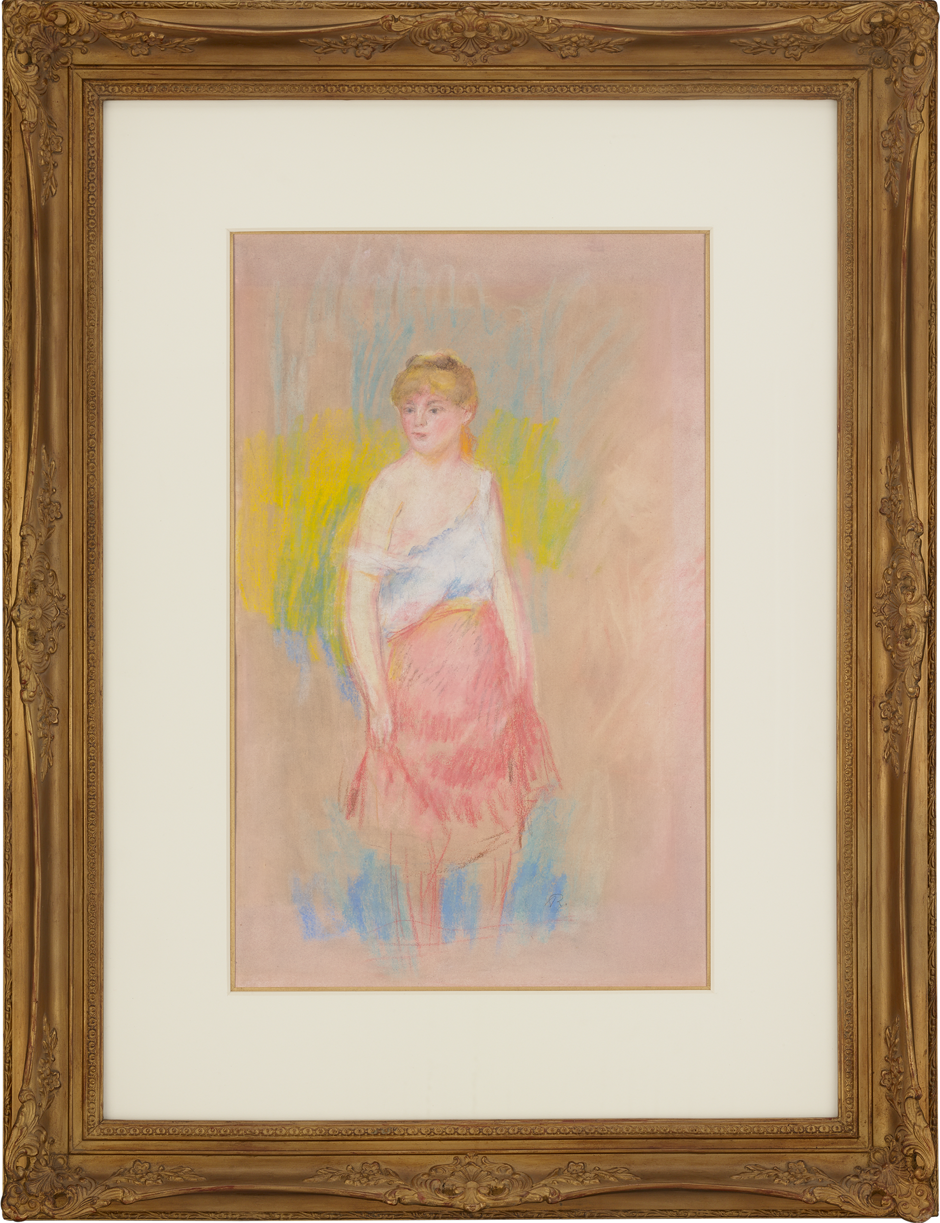 Femme au corsage blanc, Jeanne Samary by Pierre-Auguste Renoir