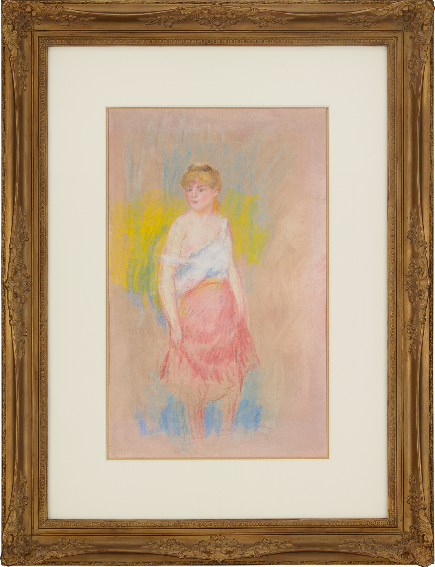 Femme au corsage blanc, Jeanne Samary by Pierre-Auguste Renoir