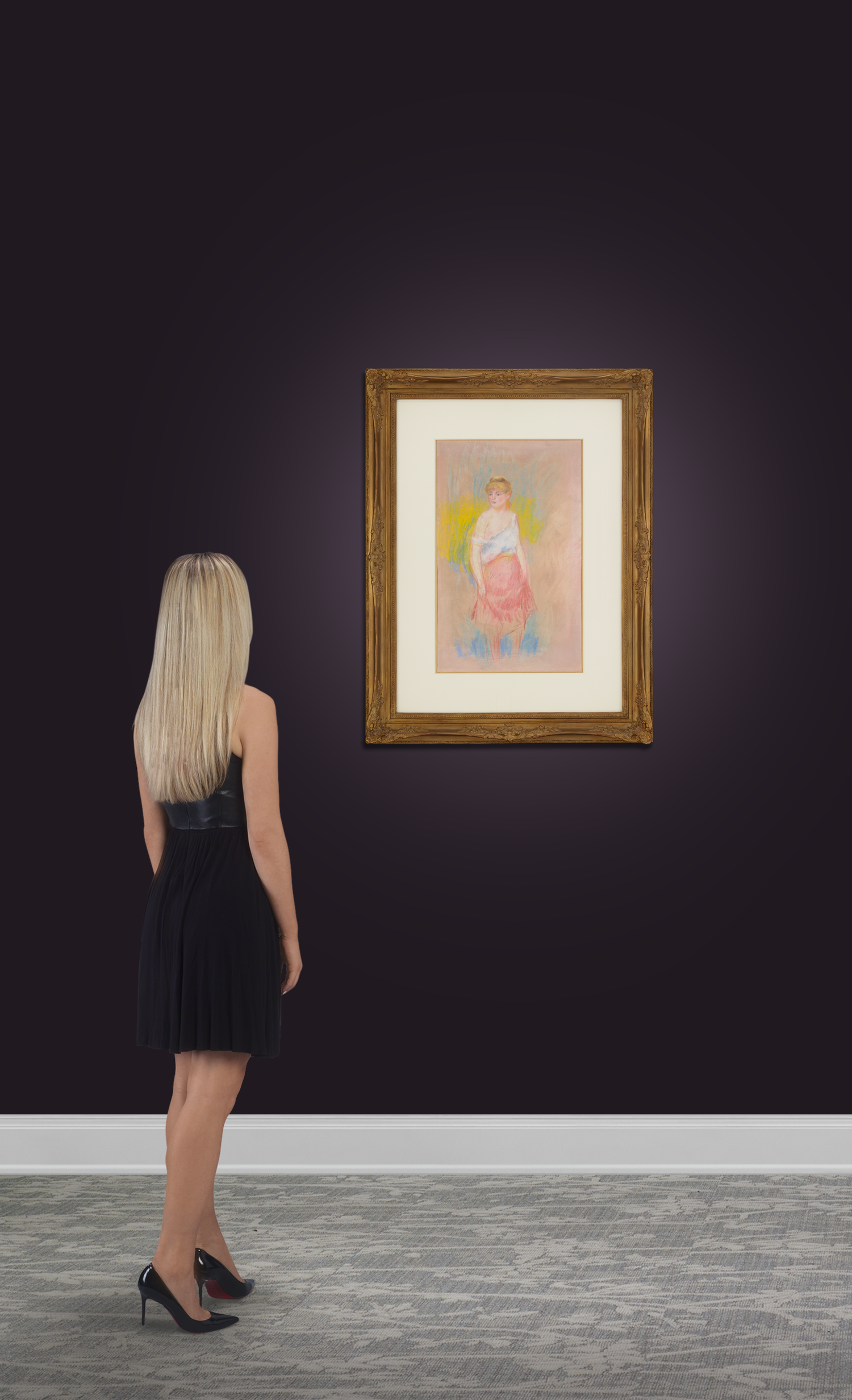 Femme au corsage blanc, Jeanne Samary by Pierre-Auguste Renoir