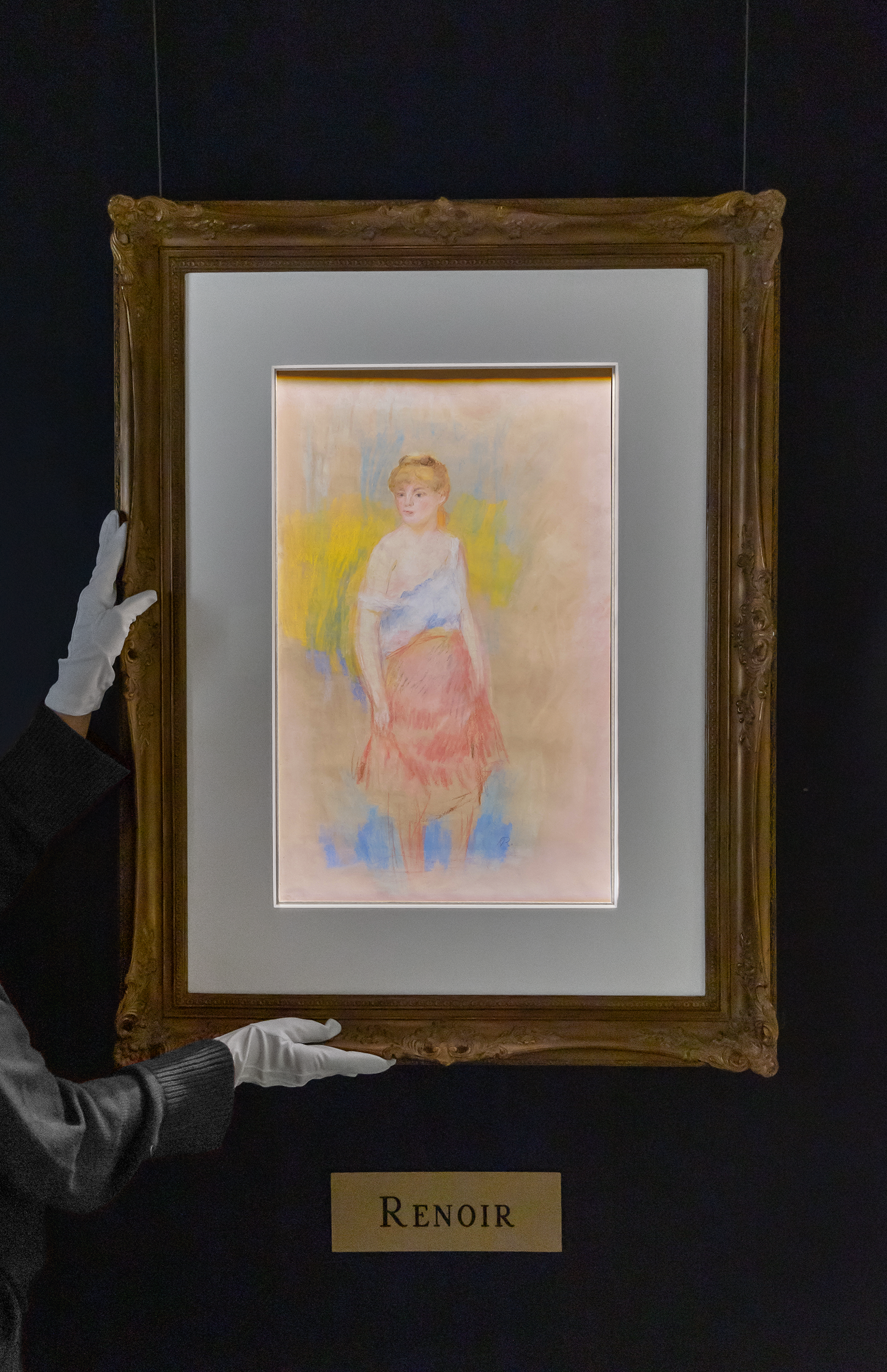 Femme au corsage blanc, Jeanne Samary by Pierre-Auguste Renoir