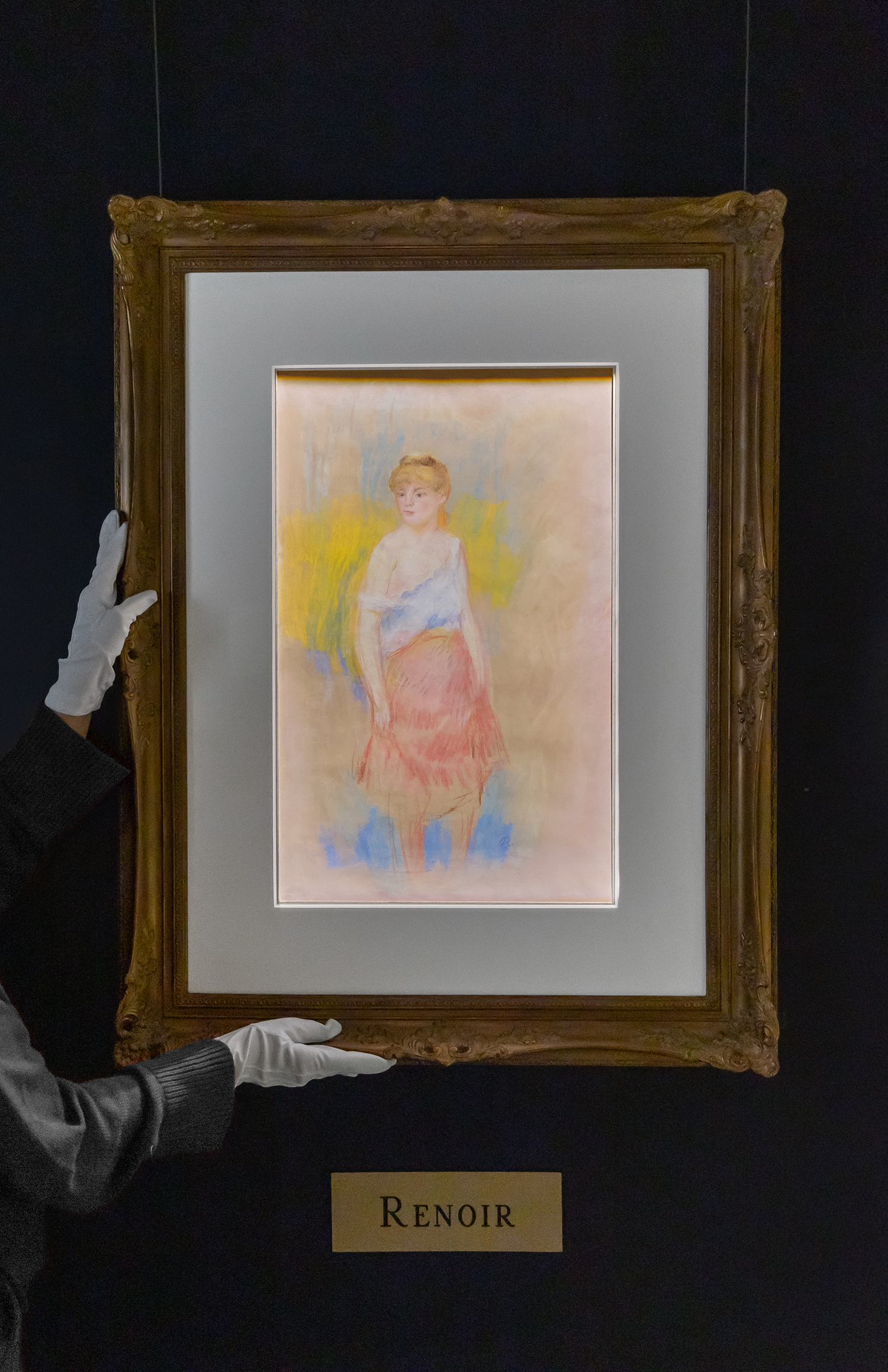 Femme au corsage blanc, Jeanne Samary by Pierre-Auguste Renoir