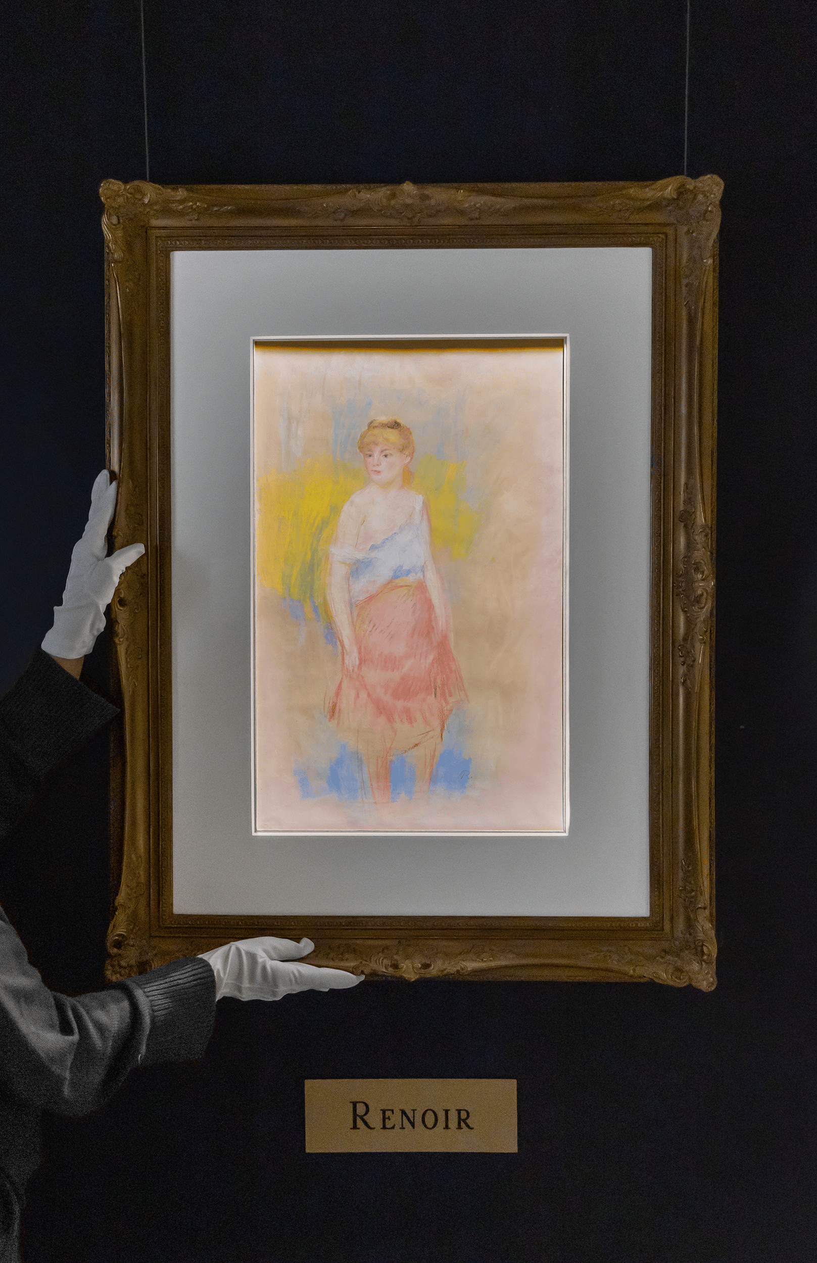 Femme au corsage blanc, Jeanne Samary by Pierre-Auguste Renoir