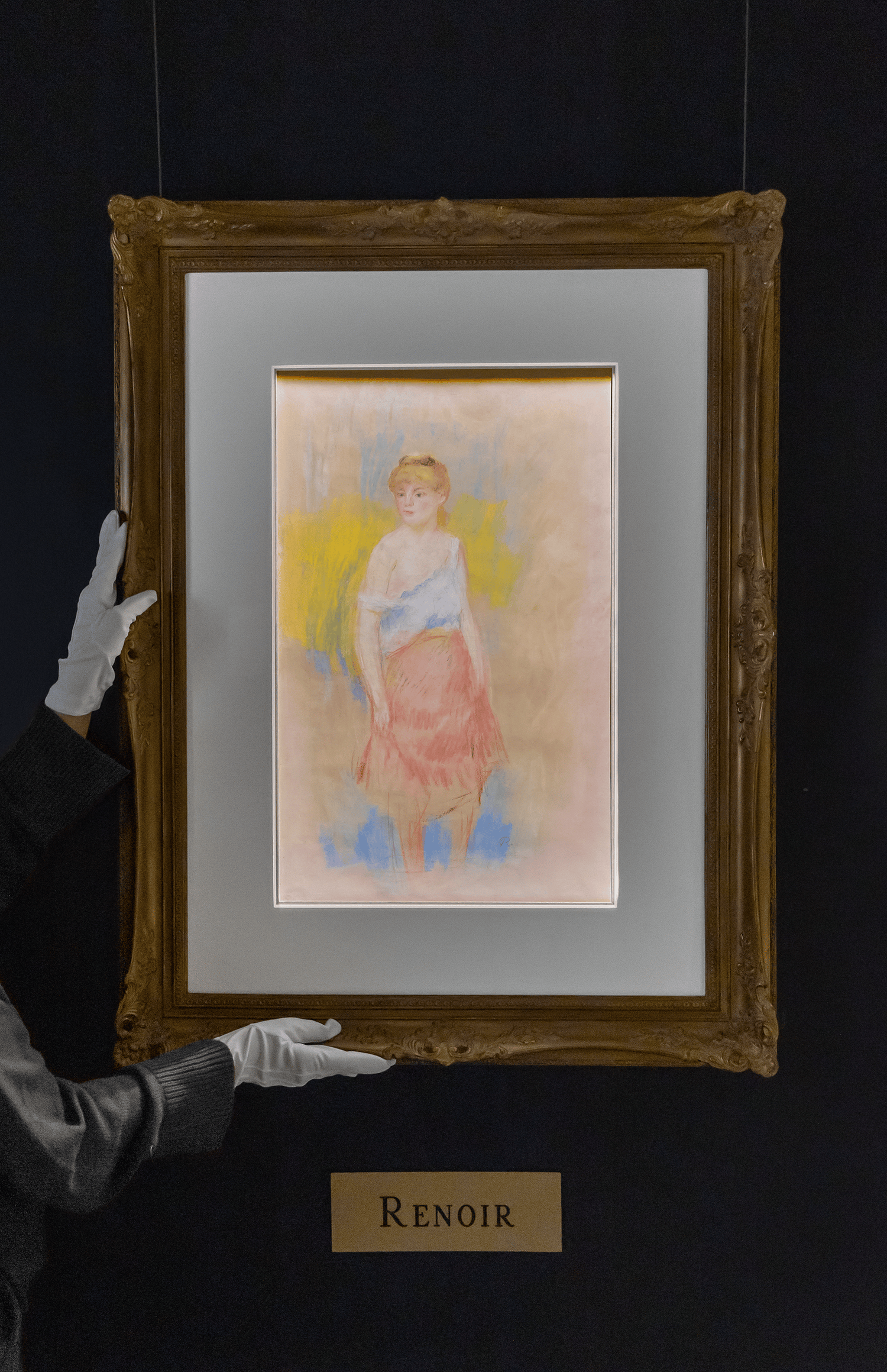 Femme au corsage blanc, Jeanne Samary by Pierre-Auguste Renoir