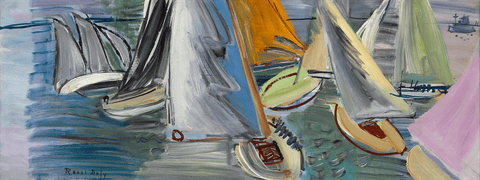 Départ des régates à Cowes by Raoul Dufy
