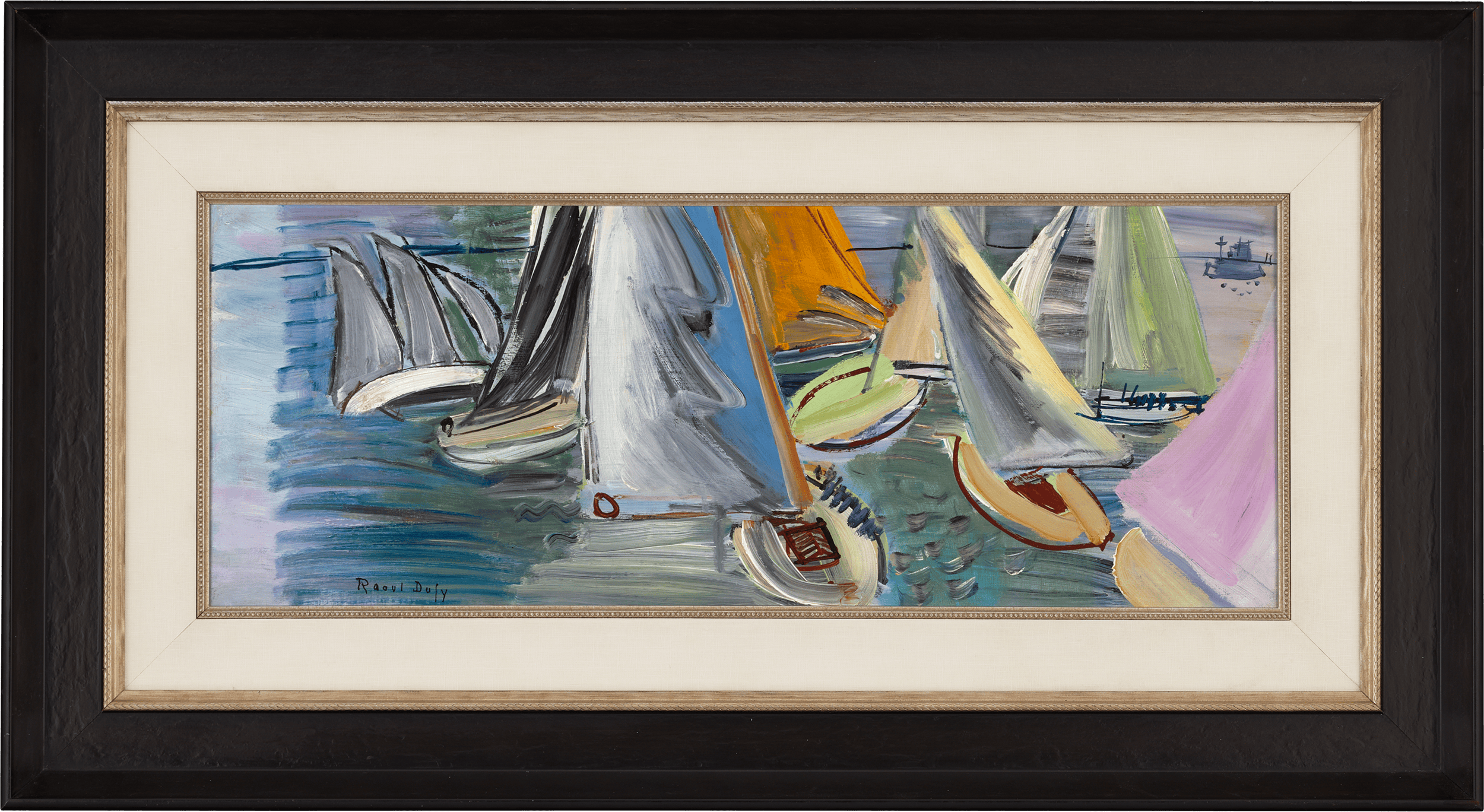 Départ des régates à Cowes by Raoul Dufy