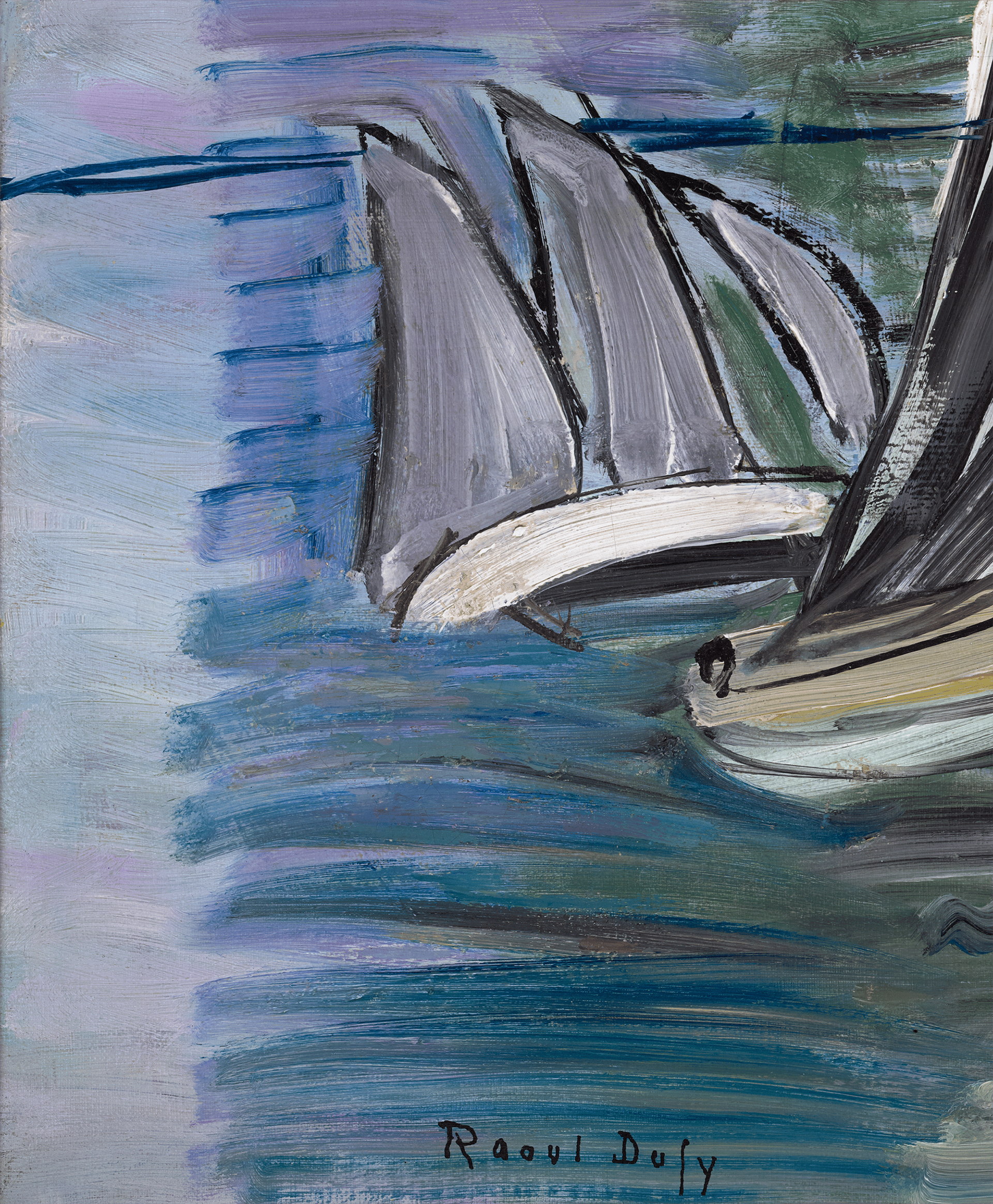 Départ des régates à Cowes by Raoul Dufy