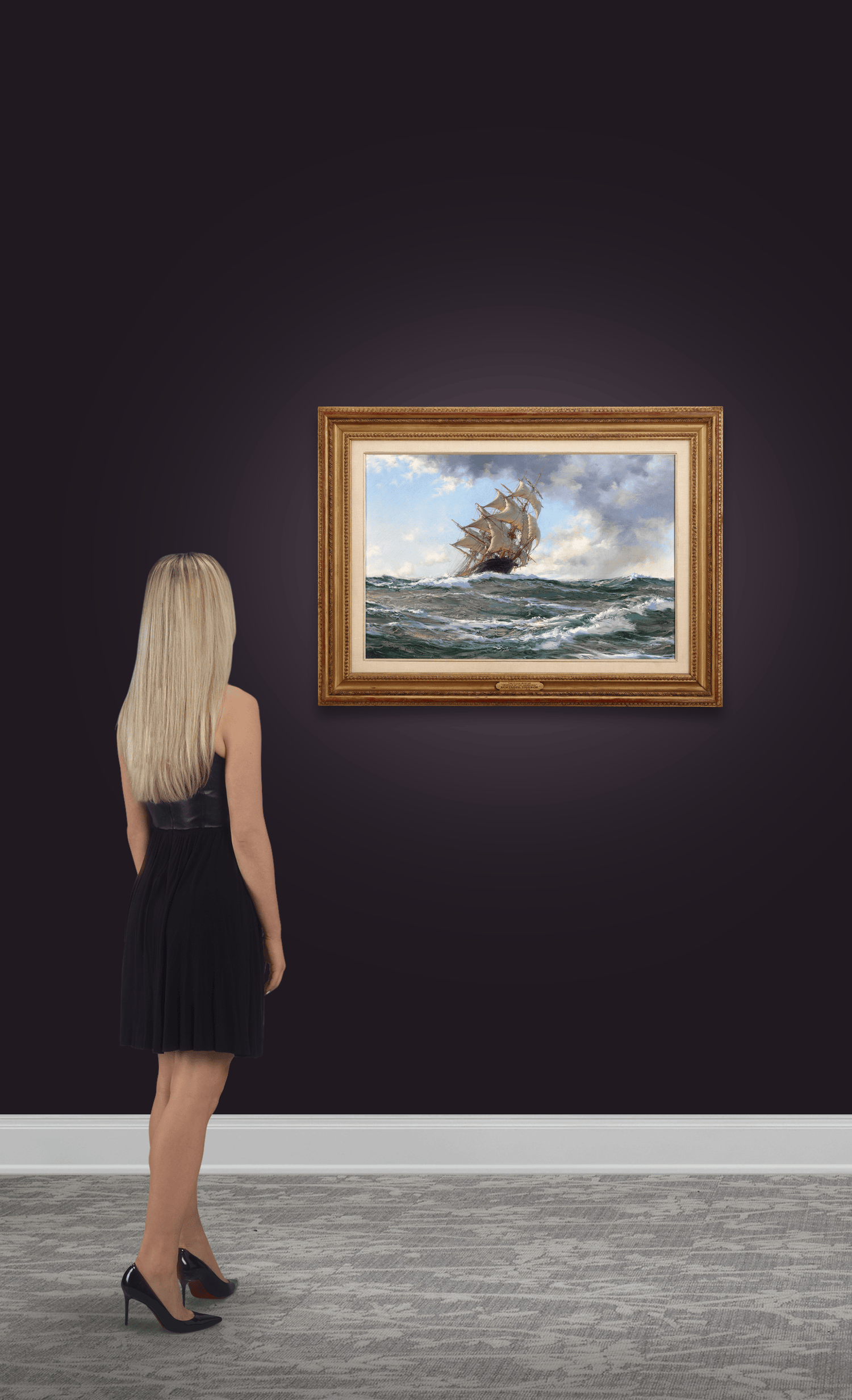 The Down-Easter Herald of the Morning by Montague Dawson