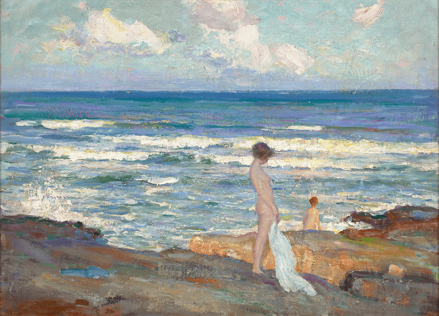 Bathers by Richard E. Miller