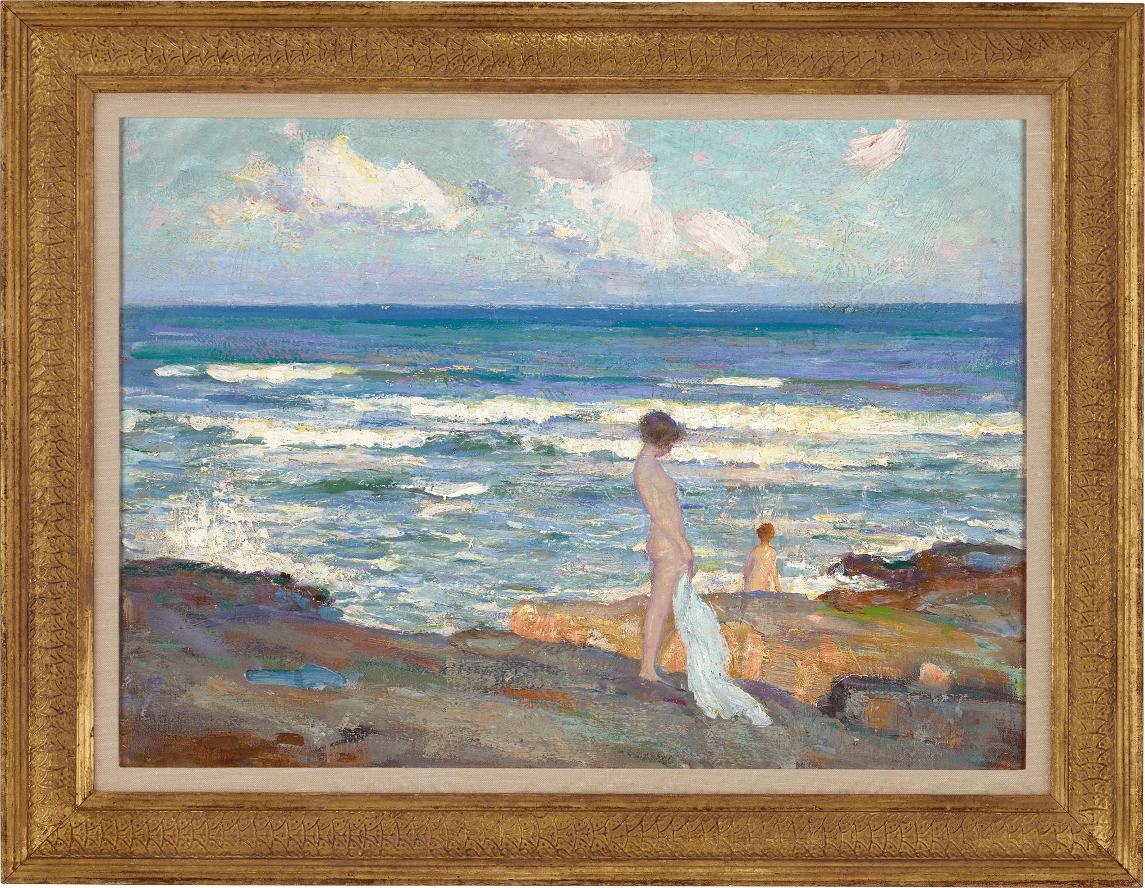 Bathers by Richard E. Miller