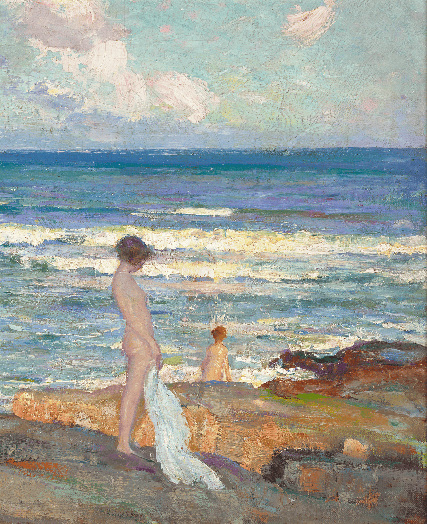 Bathers by Richard E. Miller
