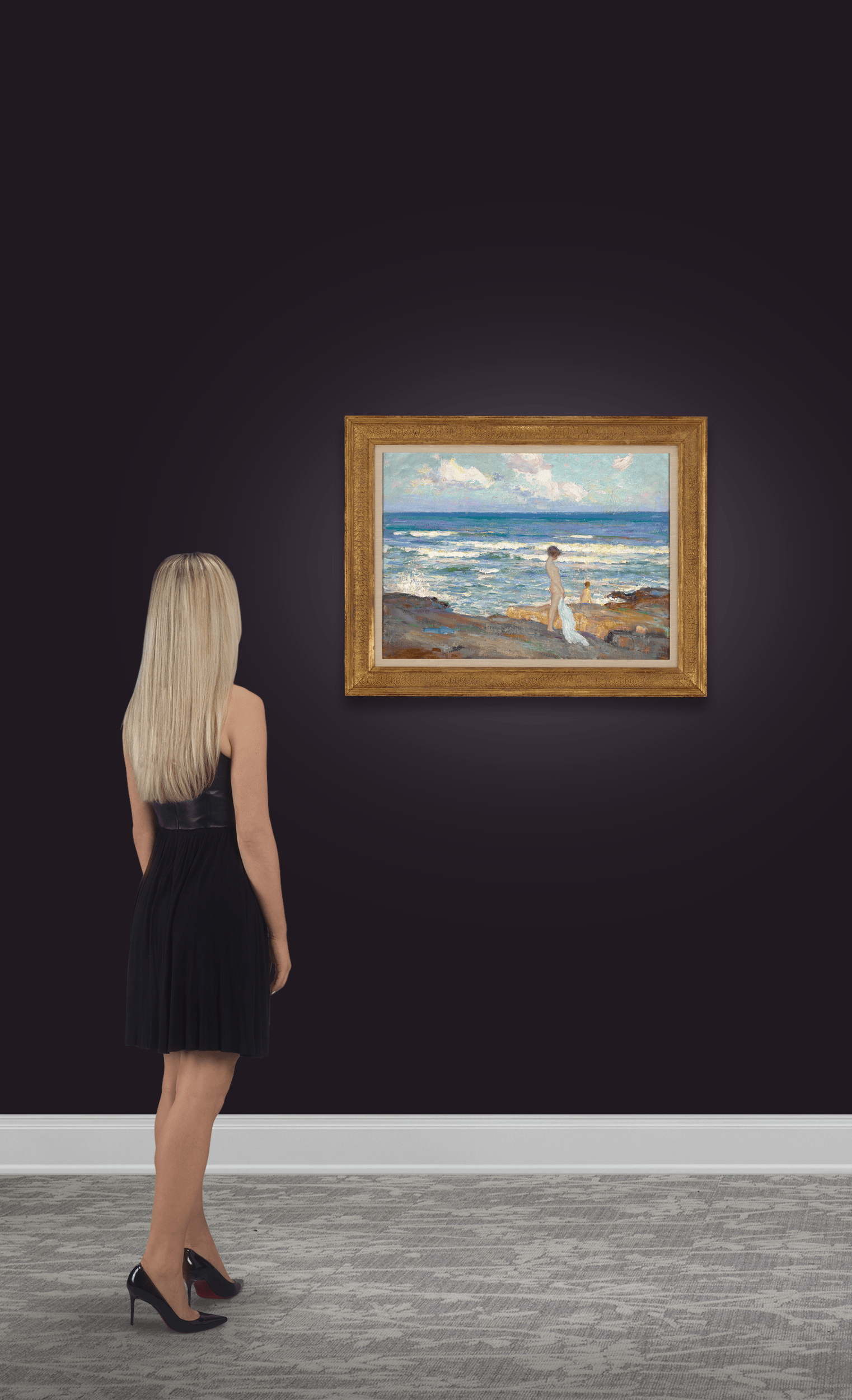 Bathers by Richard E. Miller