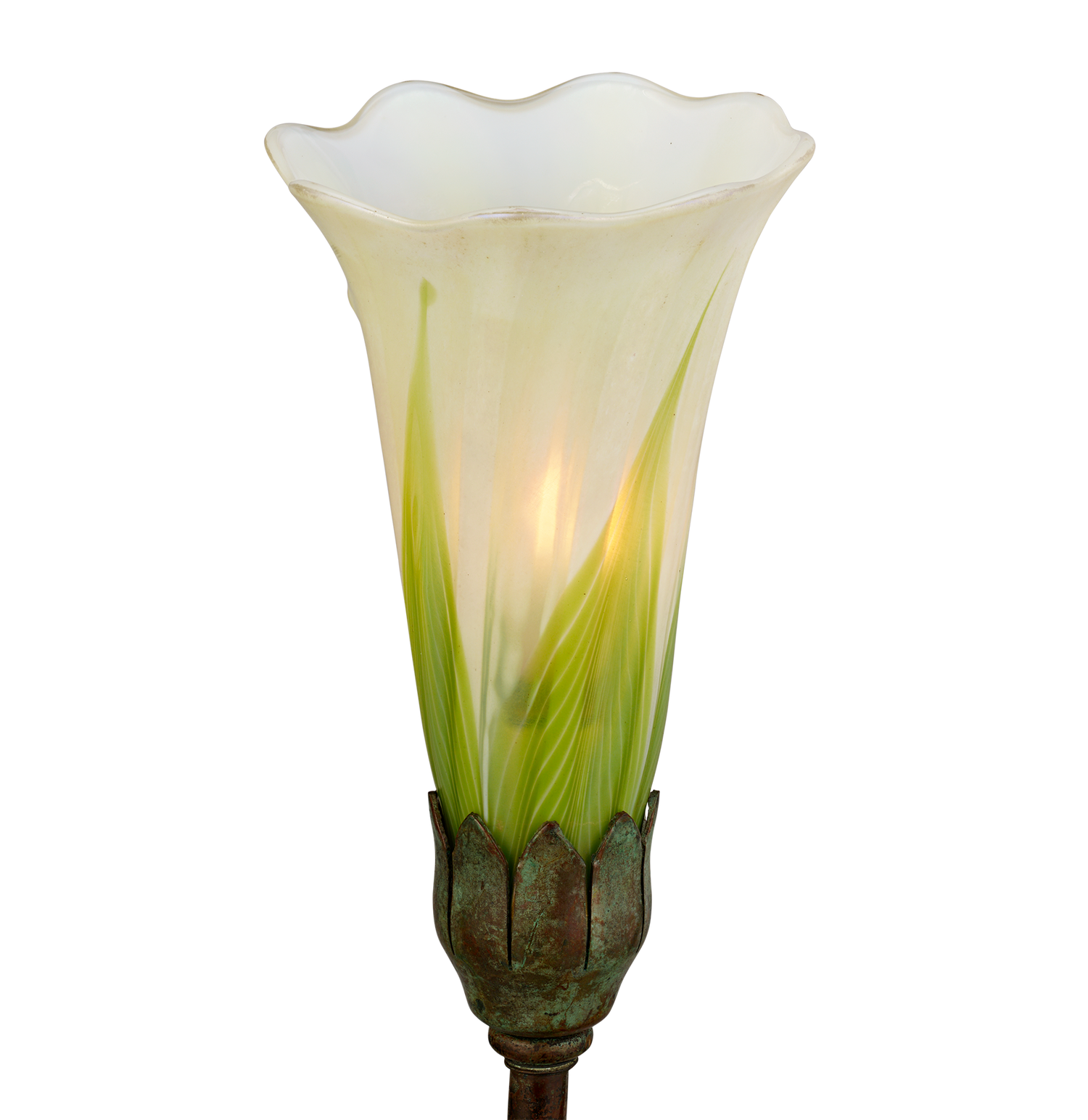 Pair of Four-Light Lily Table Lamps by Tiffany Studios