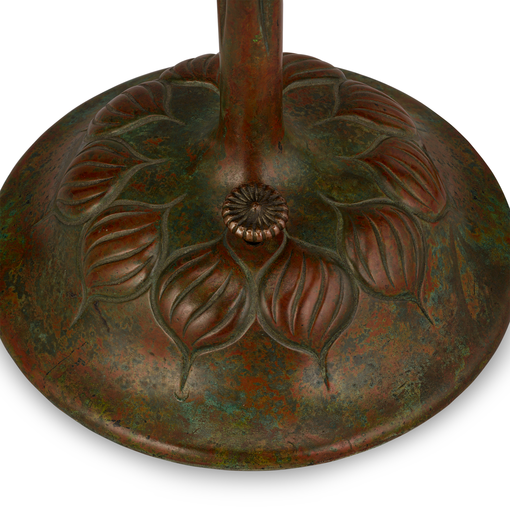 Pair of Four-Light Lily Table Lamps by Tiffany Studios