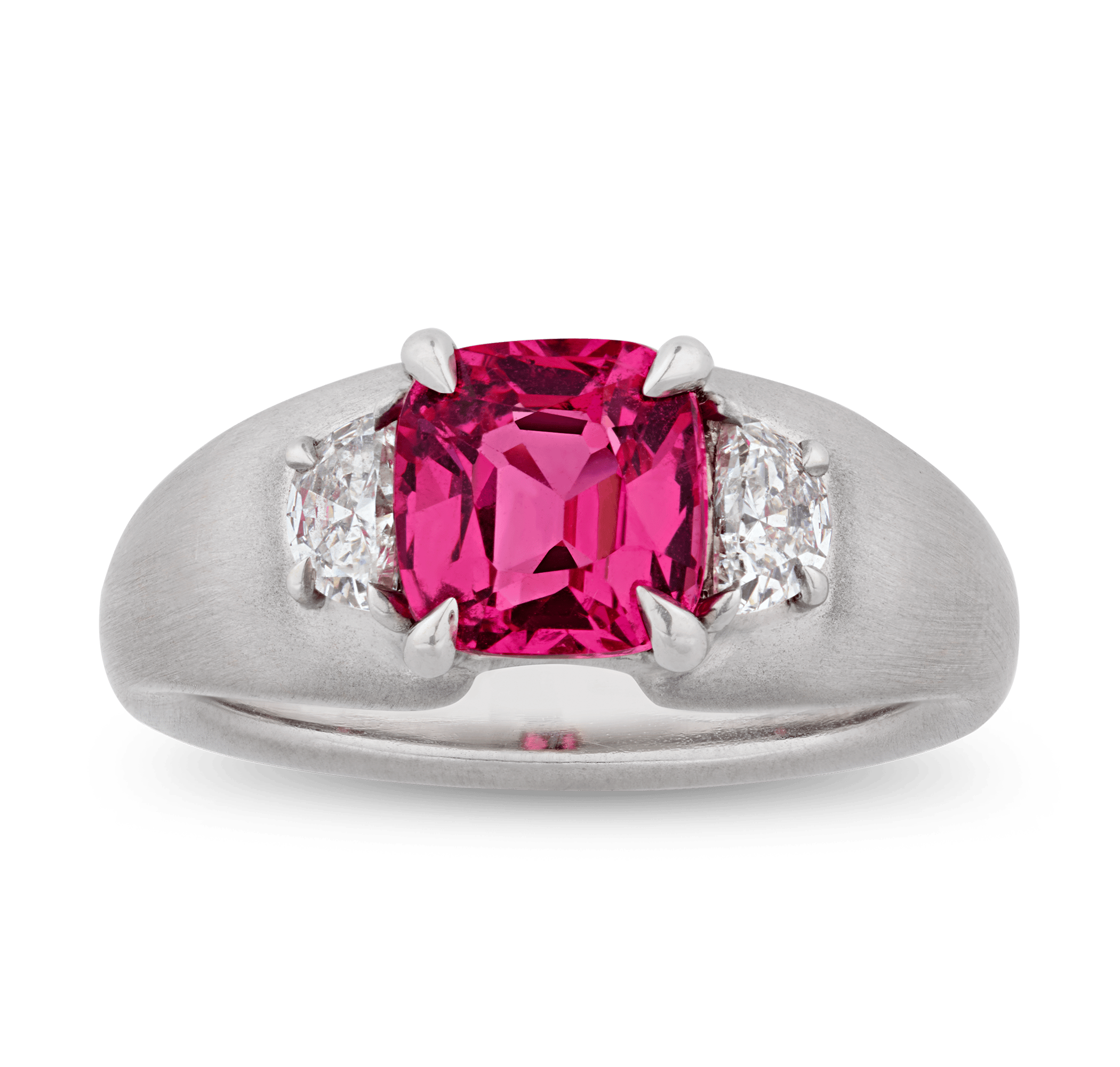 Rebecca Rau Untreated Pink Spinel Ring, 2.03 Carats