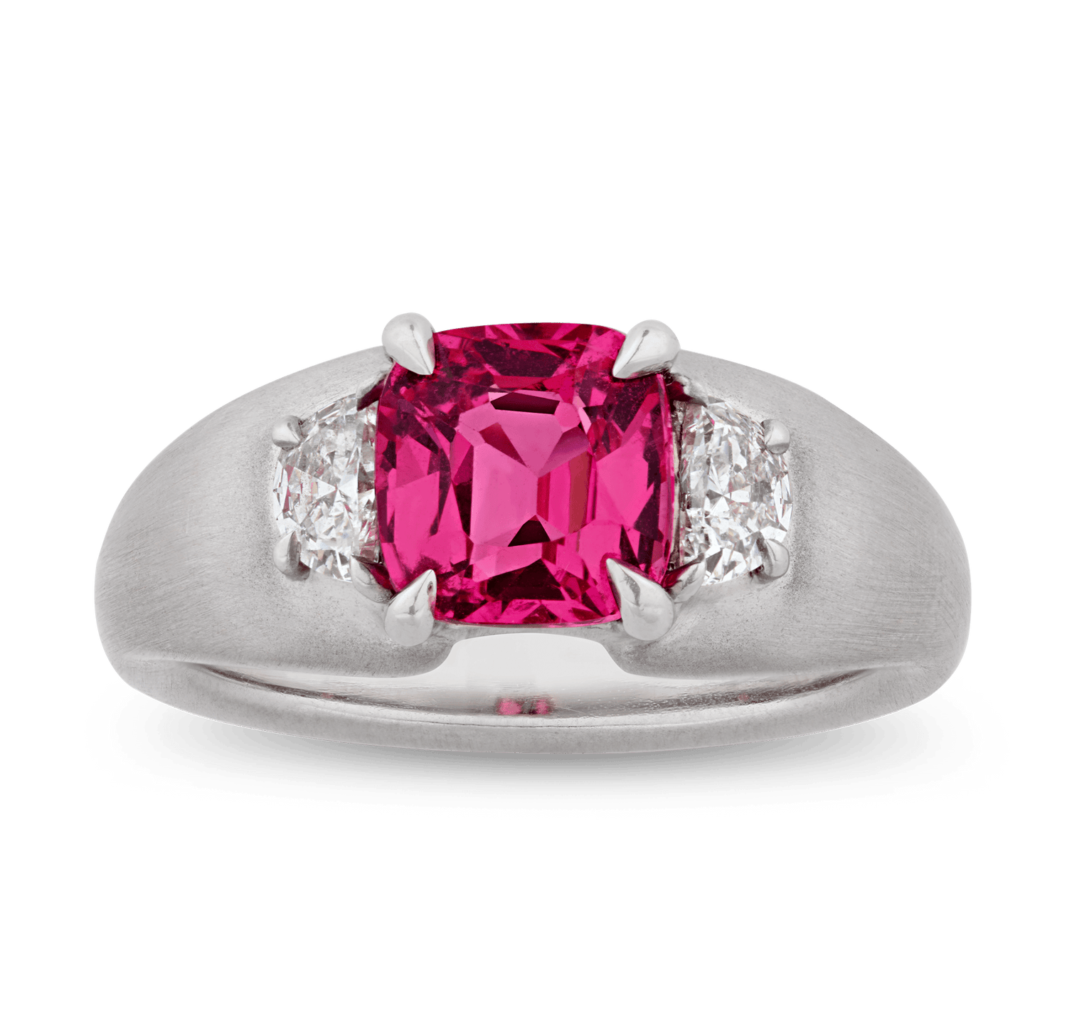 Rebecca Rau Untreated Pink Spinel Ring, 2.03 Carats